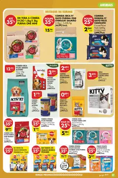 Pré-visualização Pingo Doce Poupe Esta Semana Açores válido de 02/07/2026 | Página: 27 | Produtos: Purina one, Areia, Frango, Salmão