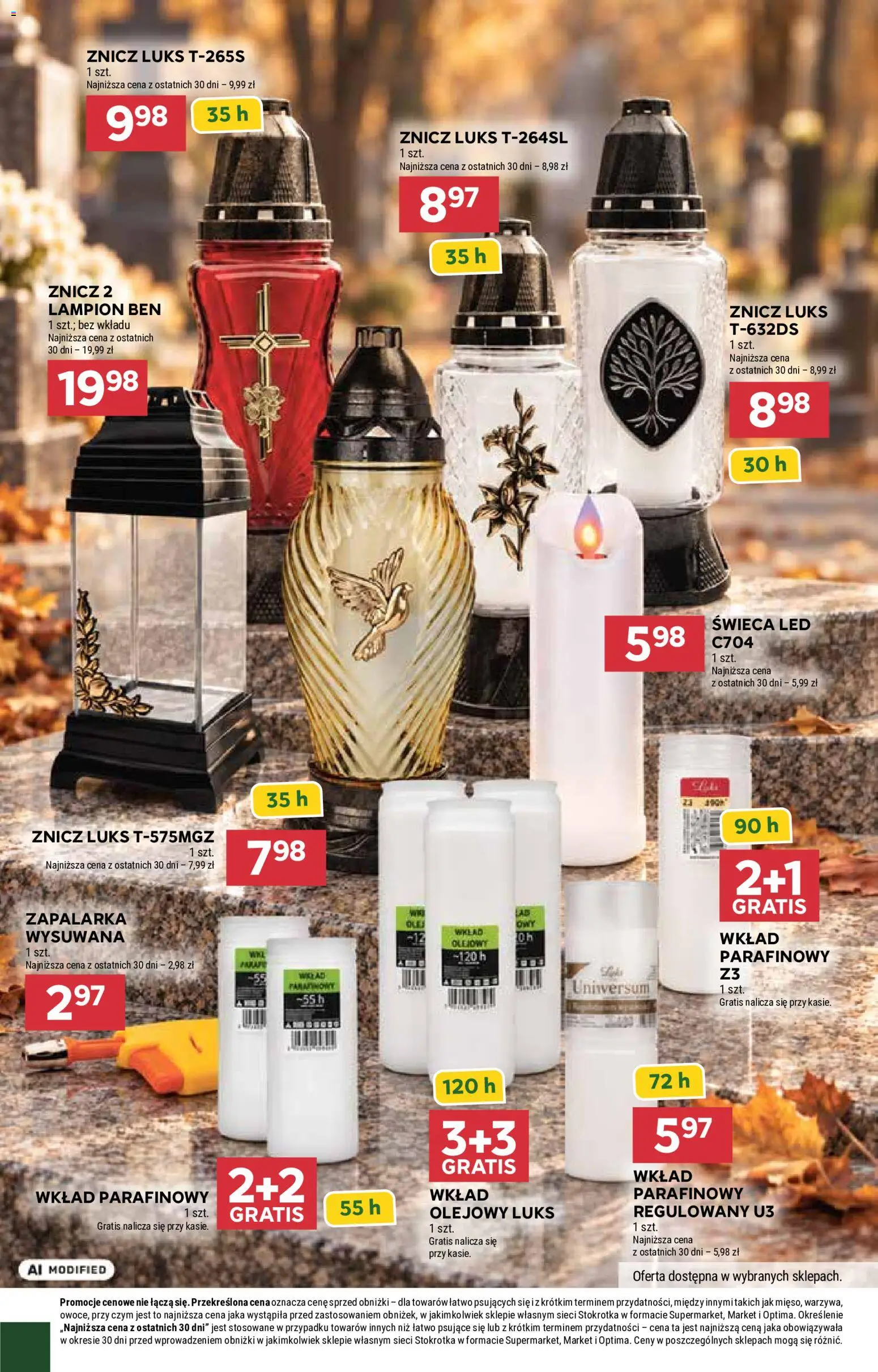 Stokrotka gazetka - Market od 24.09.2026 | Strona: 28 | Produkty: Stokrotka, Świeca, Lampion