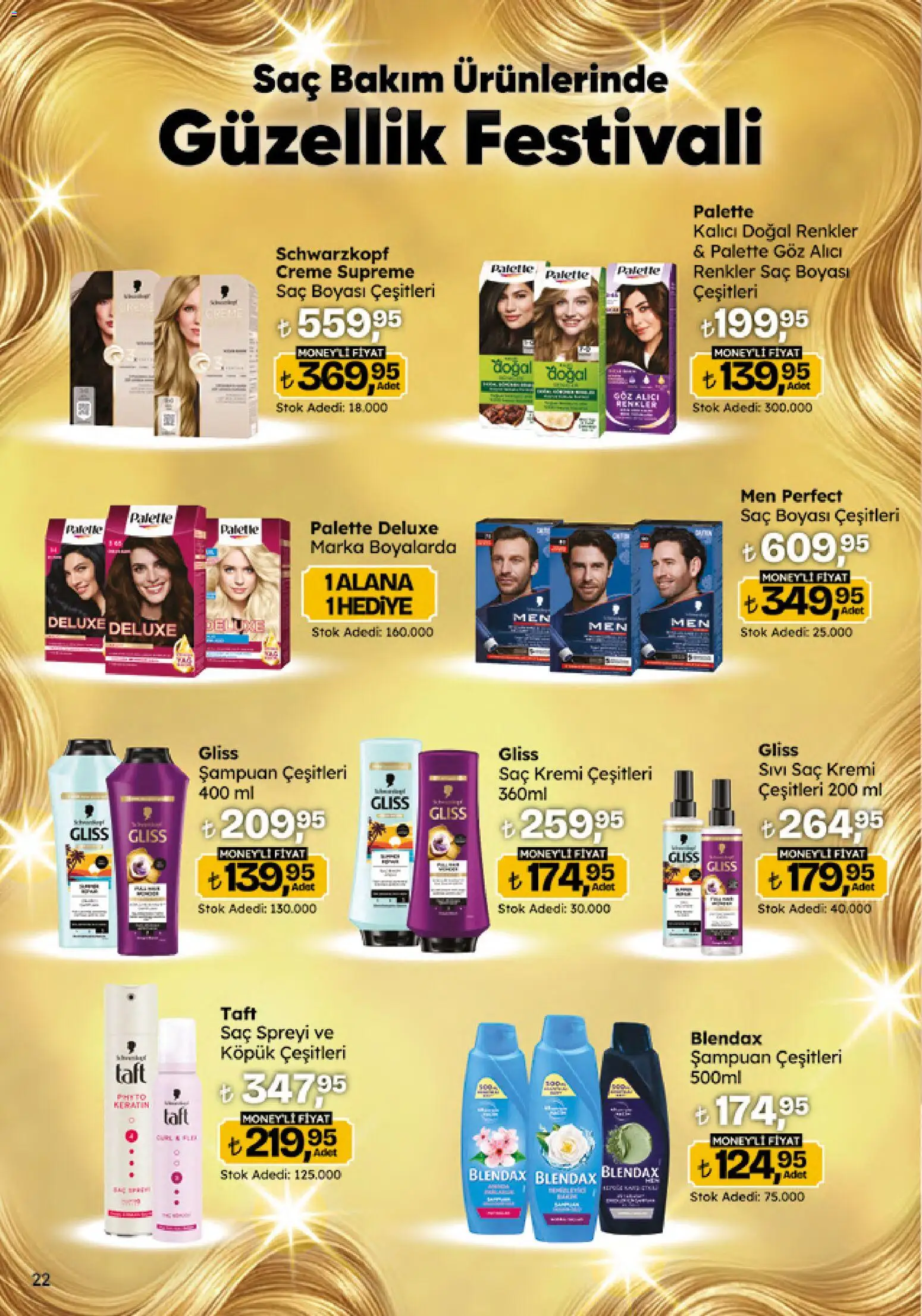 Migros Katalog - Migroskop - 04.06.2026 tarihinden itibaren geçerlidir | Sayfa: 22 | Ürünler: Şampuan, Saç Kremi, Saç spreyi