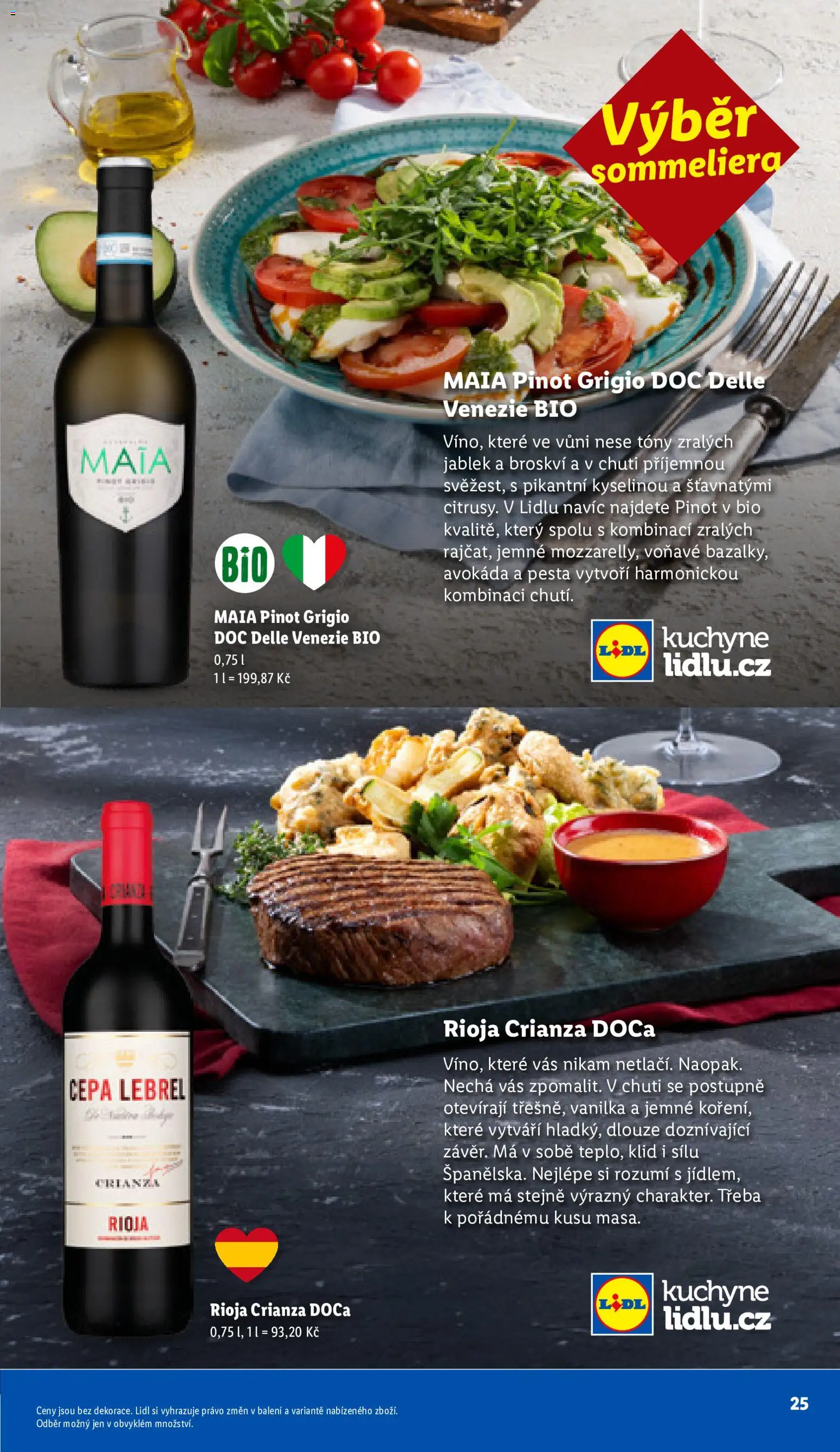 Lidl leták - Vše pro skvělé grilování od 05.05.2026 | Strana: 25 | Produkty: Pinot Grigio, Kuchyně