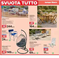 Anteprima del volantino Carrefour volantino Iper valido a partire dal 24/07/2026 | Pagina: 26 | Prodotti: Tavolino, Dondolo, Tavolo, Sedia