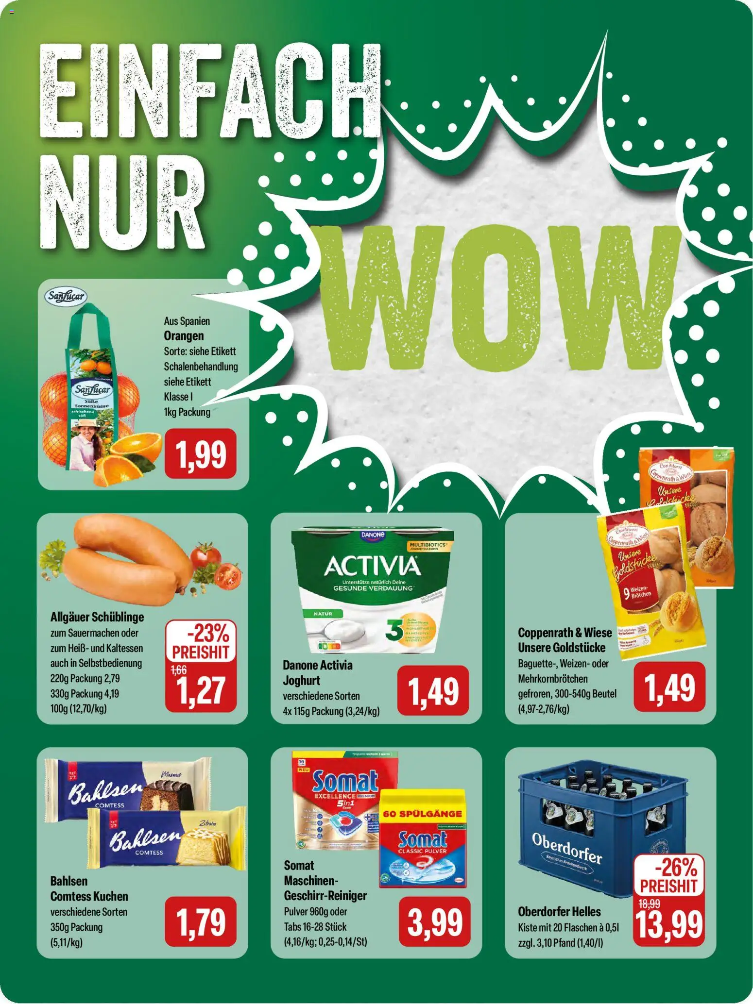 Feneberg Angebote – gültig ab 19.03.2026 | Seite: 8 | Produkte: Activia, Danone activia, Joghurt, Kuchen