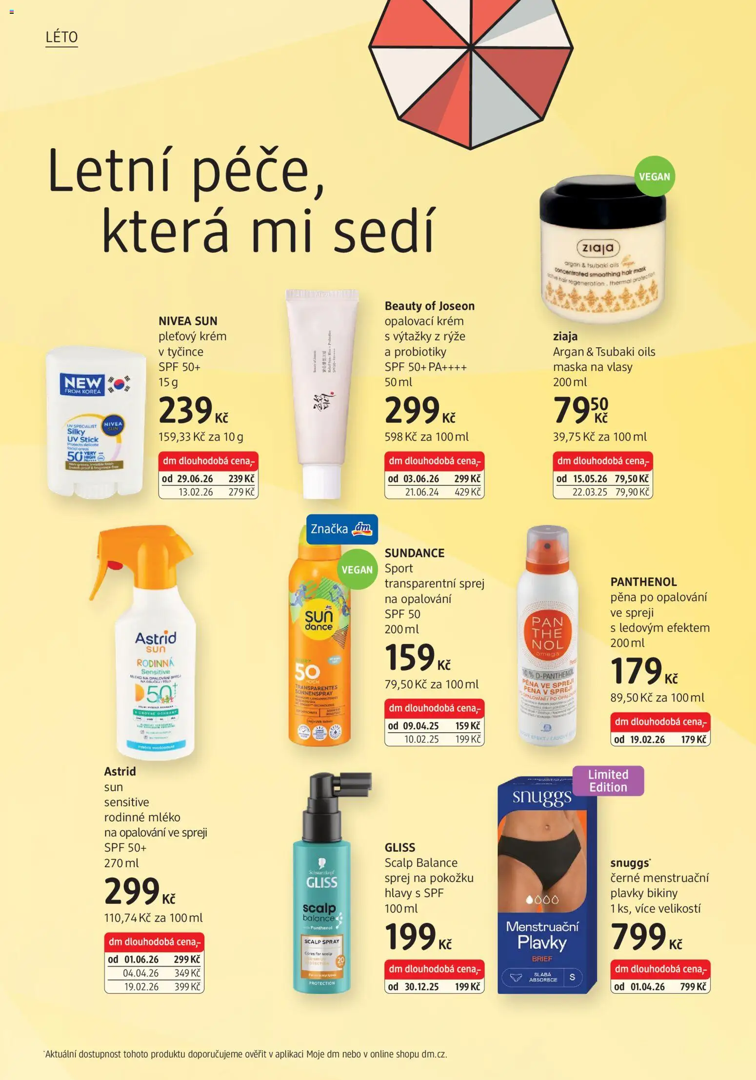 dm drogerie leták od 30.06.2026 | Strana: 4 | Produkty: Mléko, Ziaja, Omega, Pěna