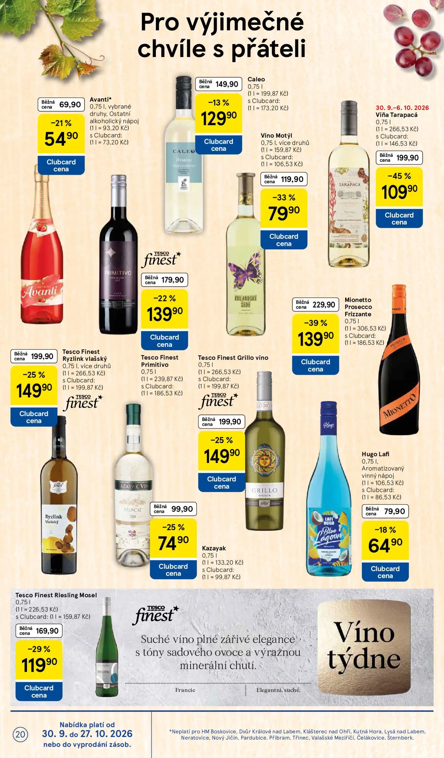 Tesco leták - Hypermarket od 30.09.2026 | Strana: 20