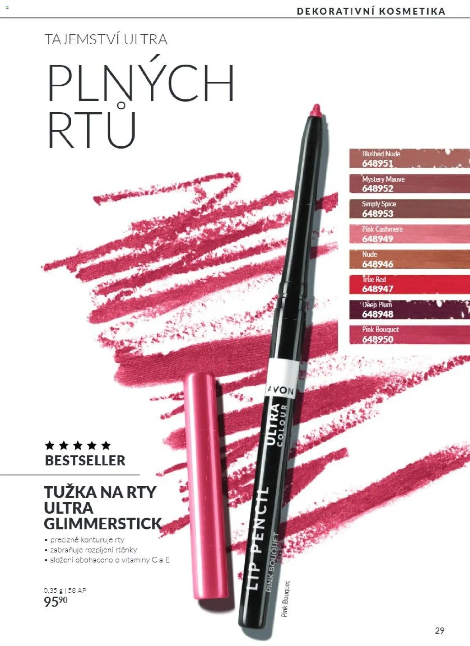 Avon Katalog 10/2026 od 01.10.2026 | Strana: 29 | Produkty: Vitamíny, Tužka