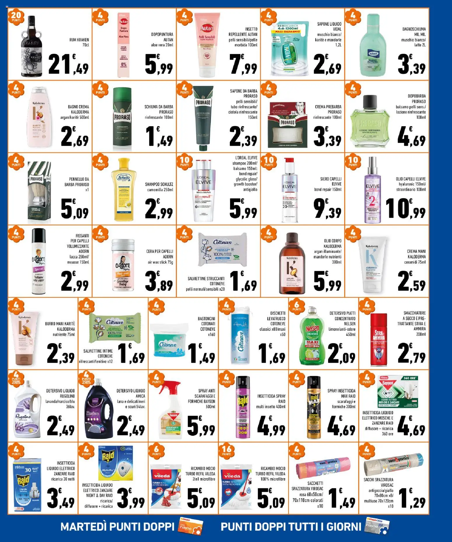Volantino Conad del 10.06.2026 | Pagina: 7 | Prodotti: Sapone, Latte, Rum, Pennello