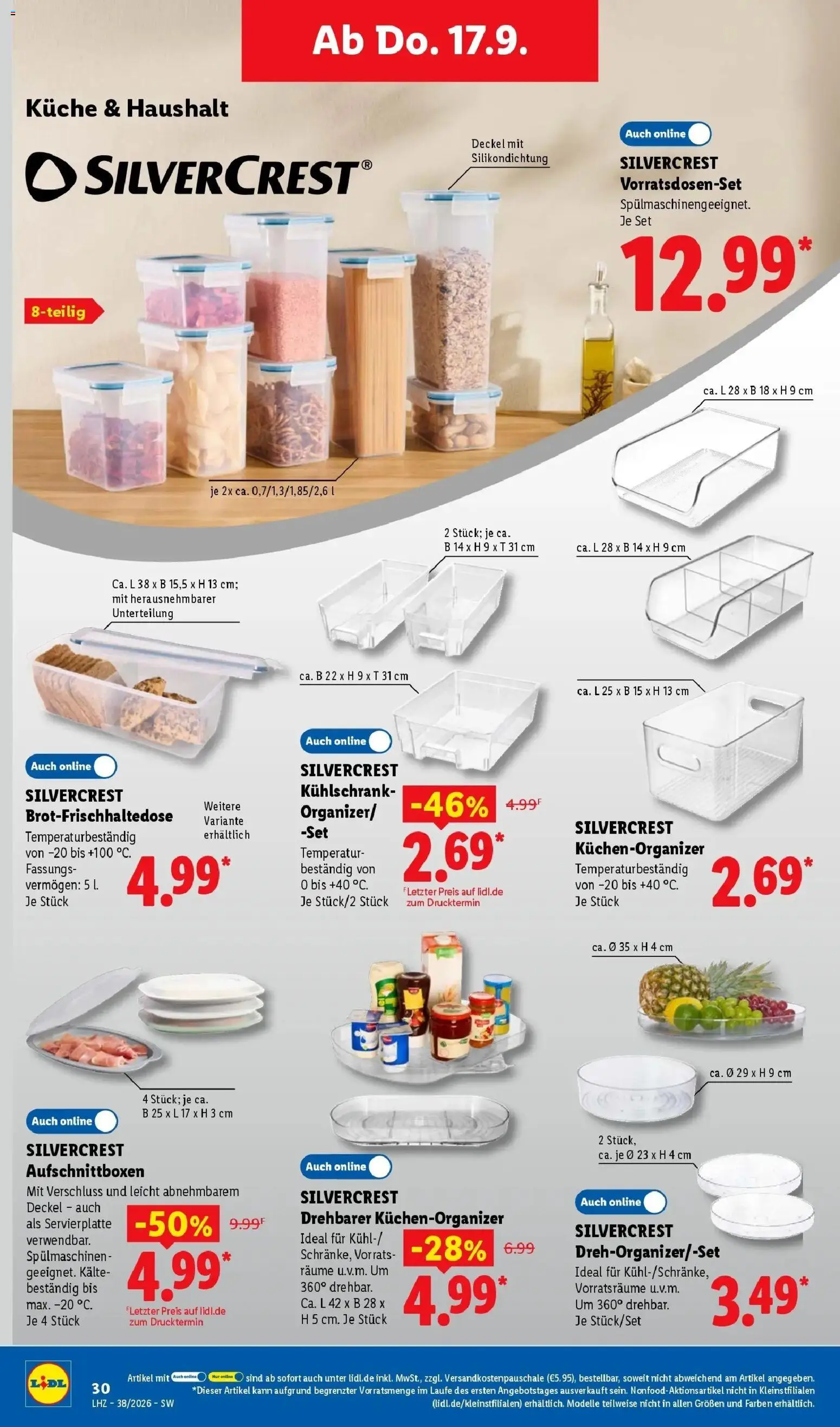 Lidl Prospekt Villingen-schwenningen (ab 14.09.2026) zum Blättern » Angebote | Seite: 52 | Produkte: Box, Küche, Kühlschrank