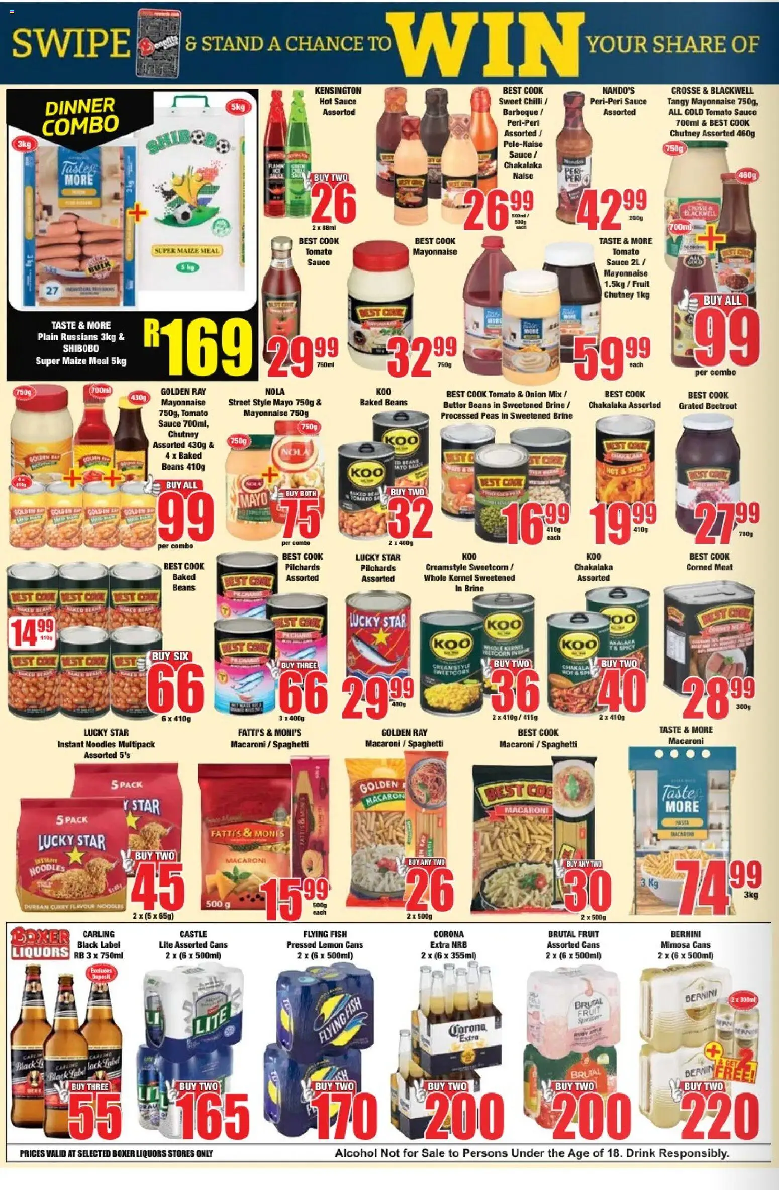 New Boxer catalogue – valid from 21/09/2026 | Page: 8 | Products: Beans, Chutney, Spaghetti, Lemon