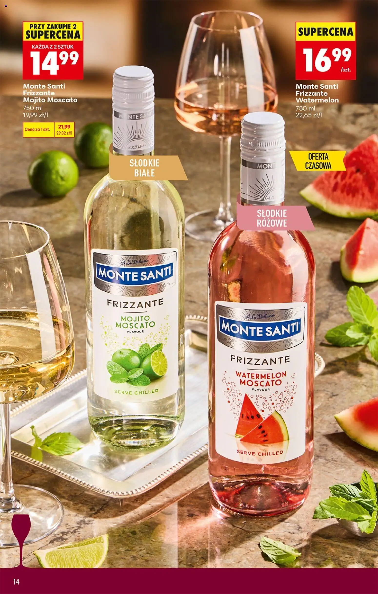 Biedronka Polsko leták - Czas na toast od 15.06.2026 | Strana: 16 | Produkty: Moscato, Frizzante, Mojito