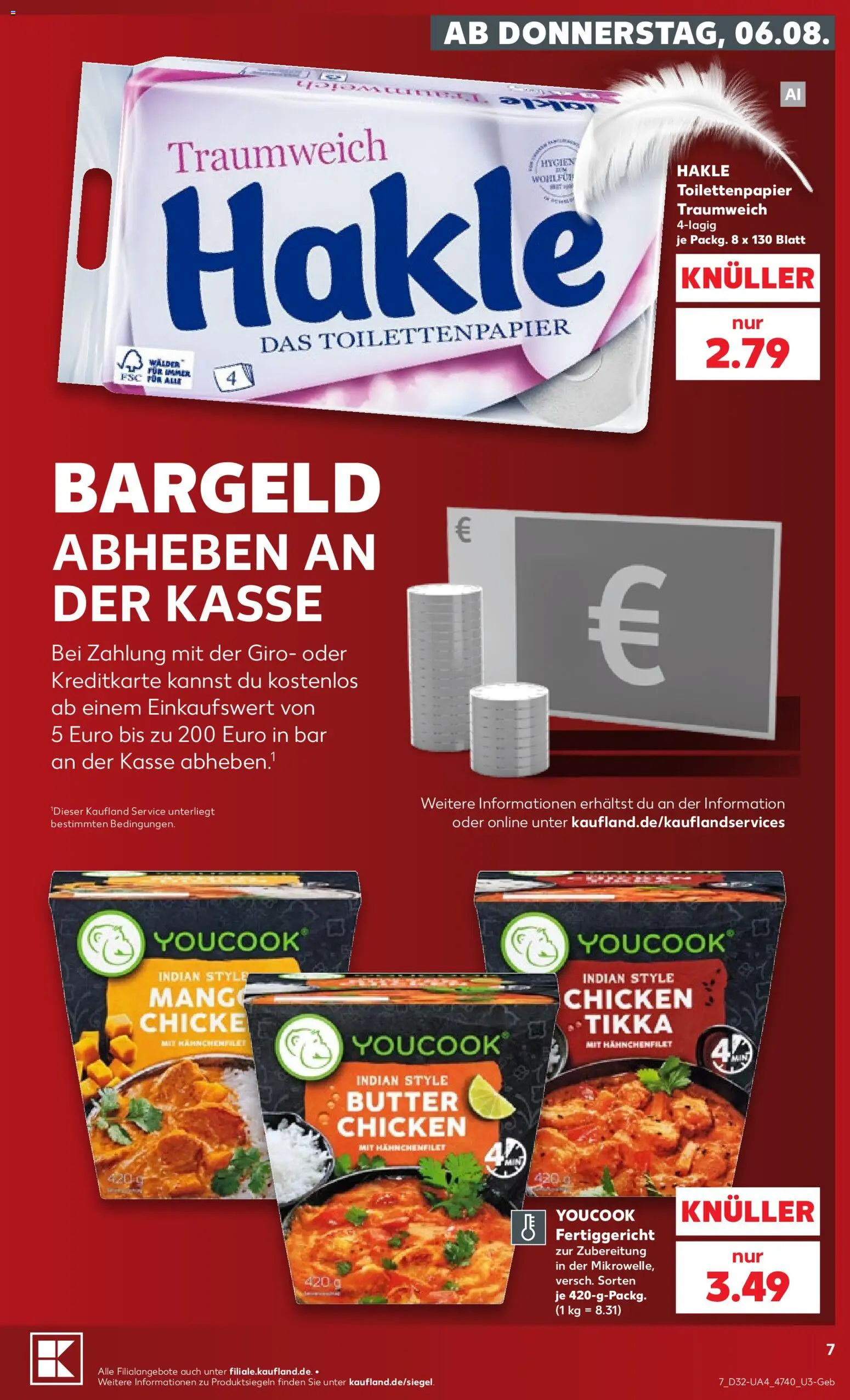 Kaufland Německo leták - Hannover od 06.08.2026 | Strana: 7 | Produkty: Butter chicken