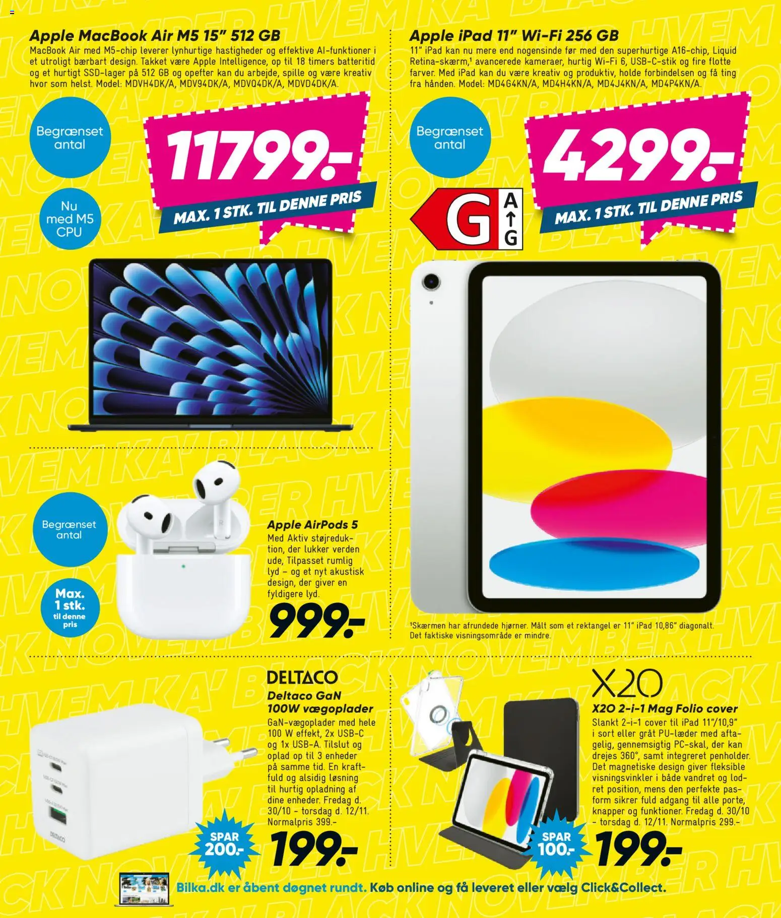 Bilka tilbudsavis – gyldig fra 30/10/2026 | Side: 45 | Produkter: Airpods, Lyd, Søm