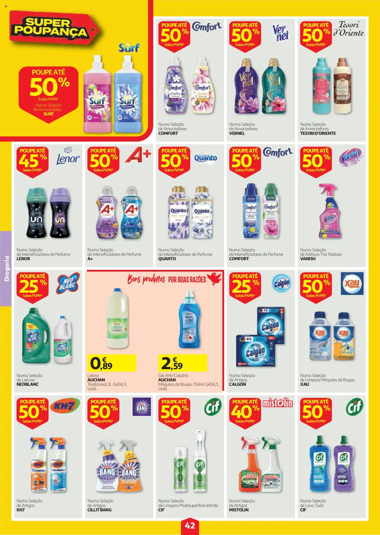 Auchan folheto │ válido de 08/10/2026 | Página: 42 | Produtos: Perfume, Anticalcário