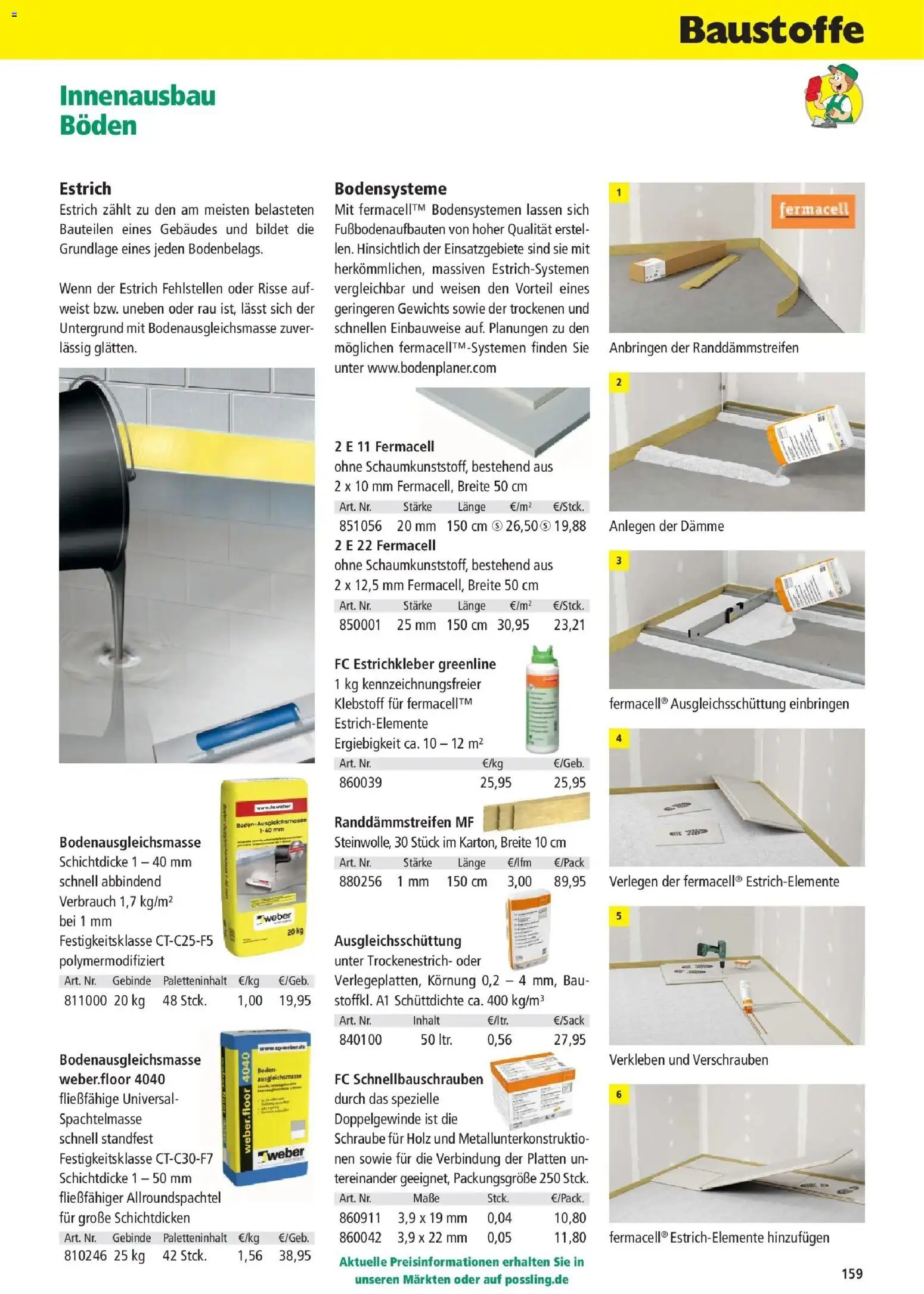 Angebote - Holz Possling: dig. Flyer | Holz-Bau-Katalog | Mai – gültig ab 03.05.2025 | Seite: 159