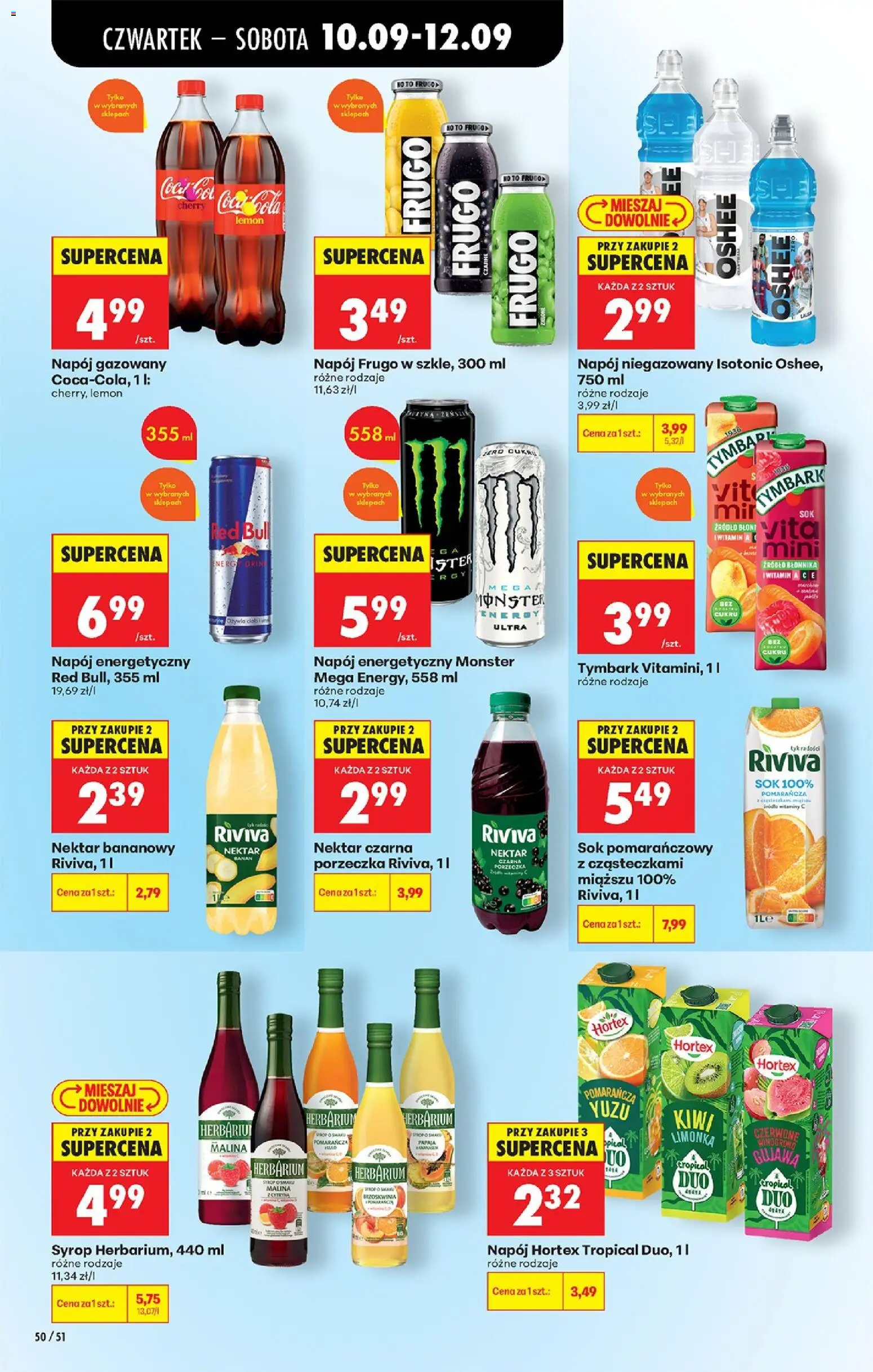 Biedronka Polsko leták - Codziennie niskie ceny od 10.09.2026 | Strana: 78 | Produkty: Kiwi, Coca cola, Banán, Cola