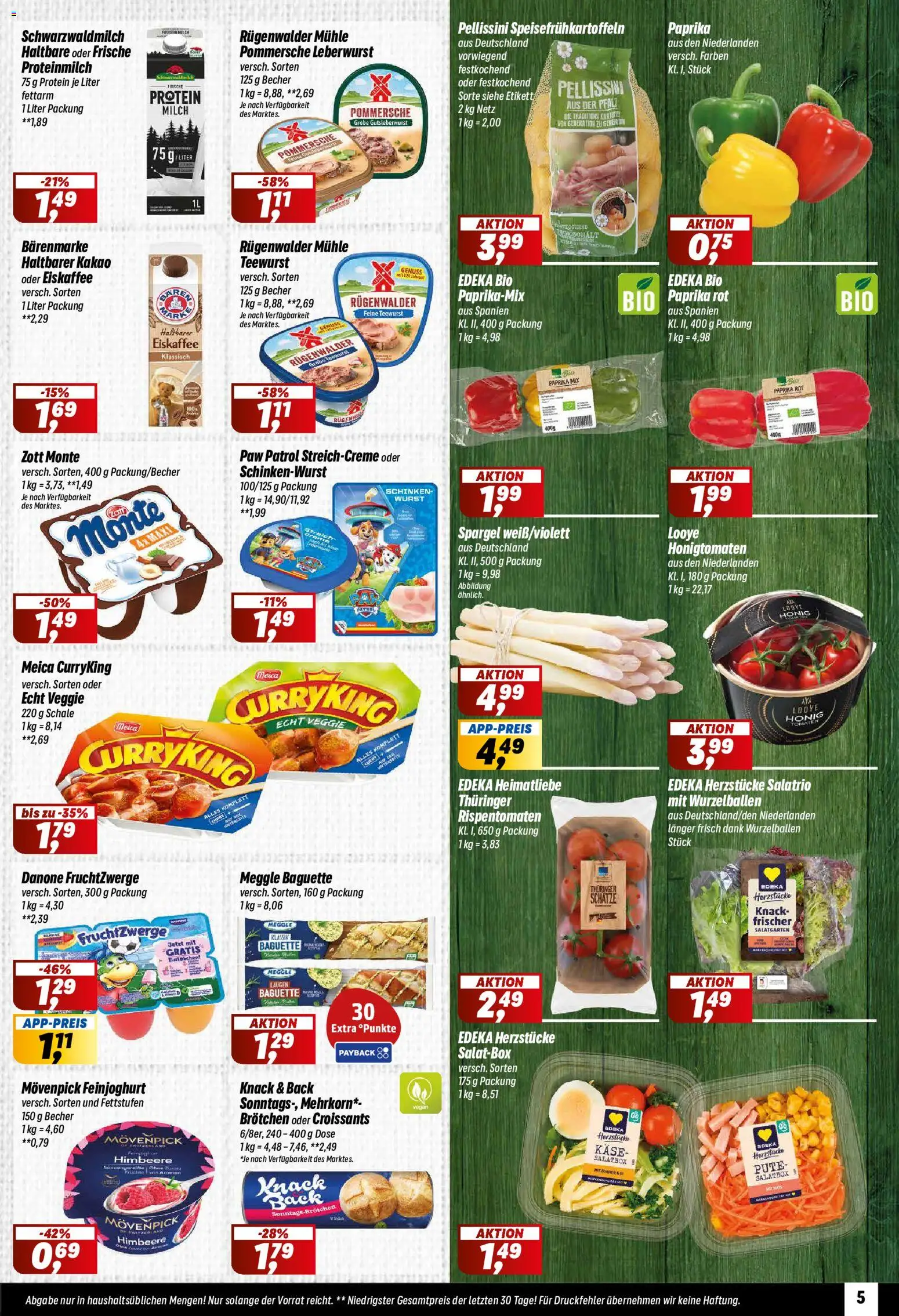 Simmel Prospekt – gültig ab 01.06.2026 | Seite: 5 | Produkte: Käse, Fruchtzwerge, Baguette, Spargel