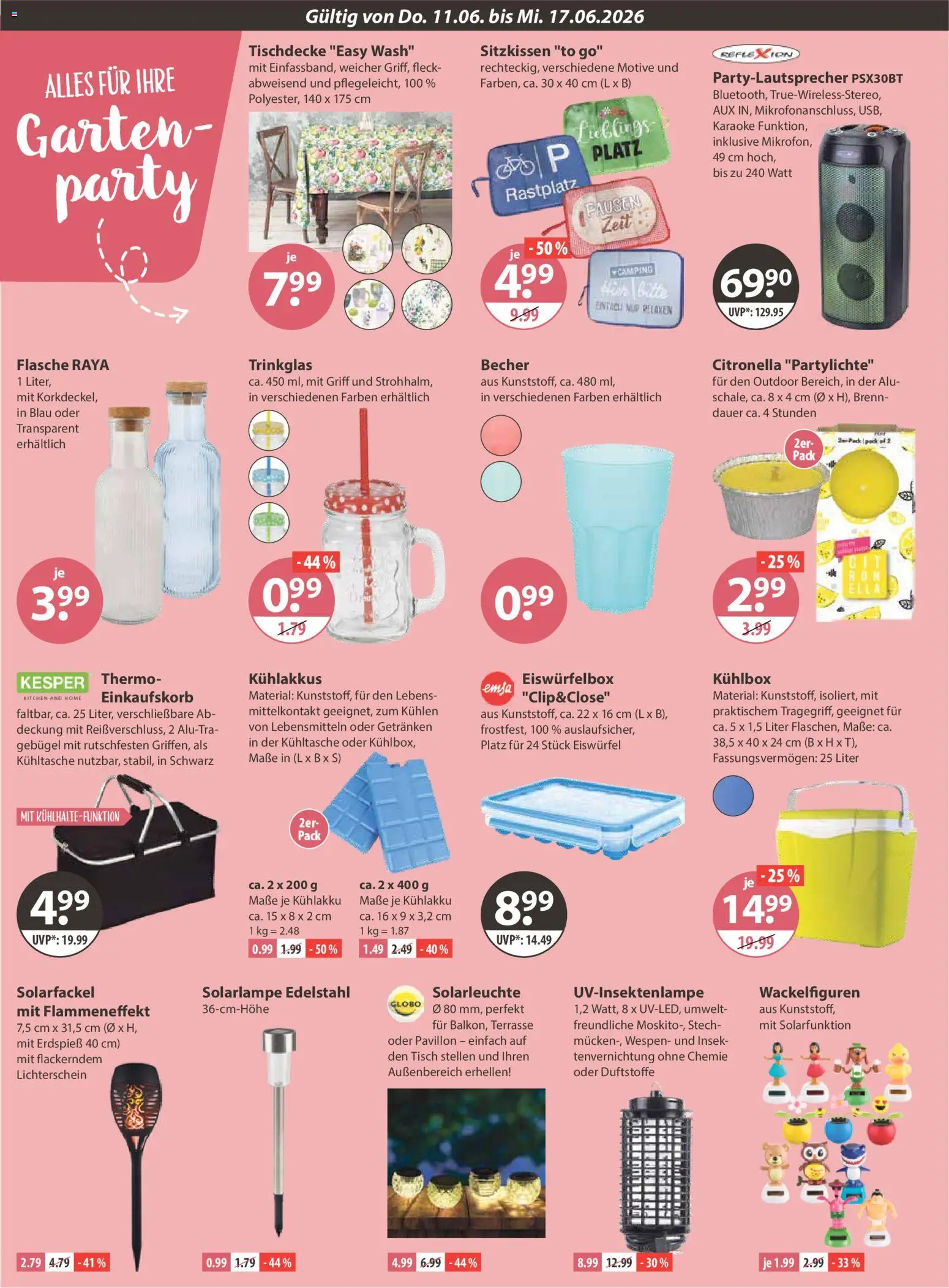 V-Markt München – gültig ab 11.06.2026 | Seite: 12 | Produkte: Tisch, Solarleuchte