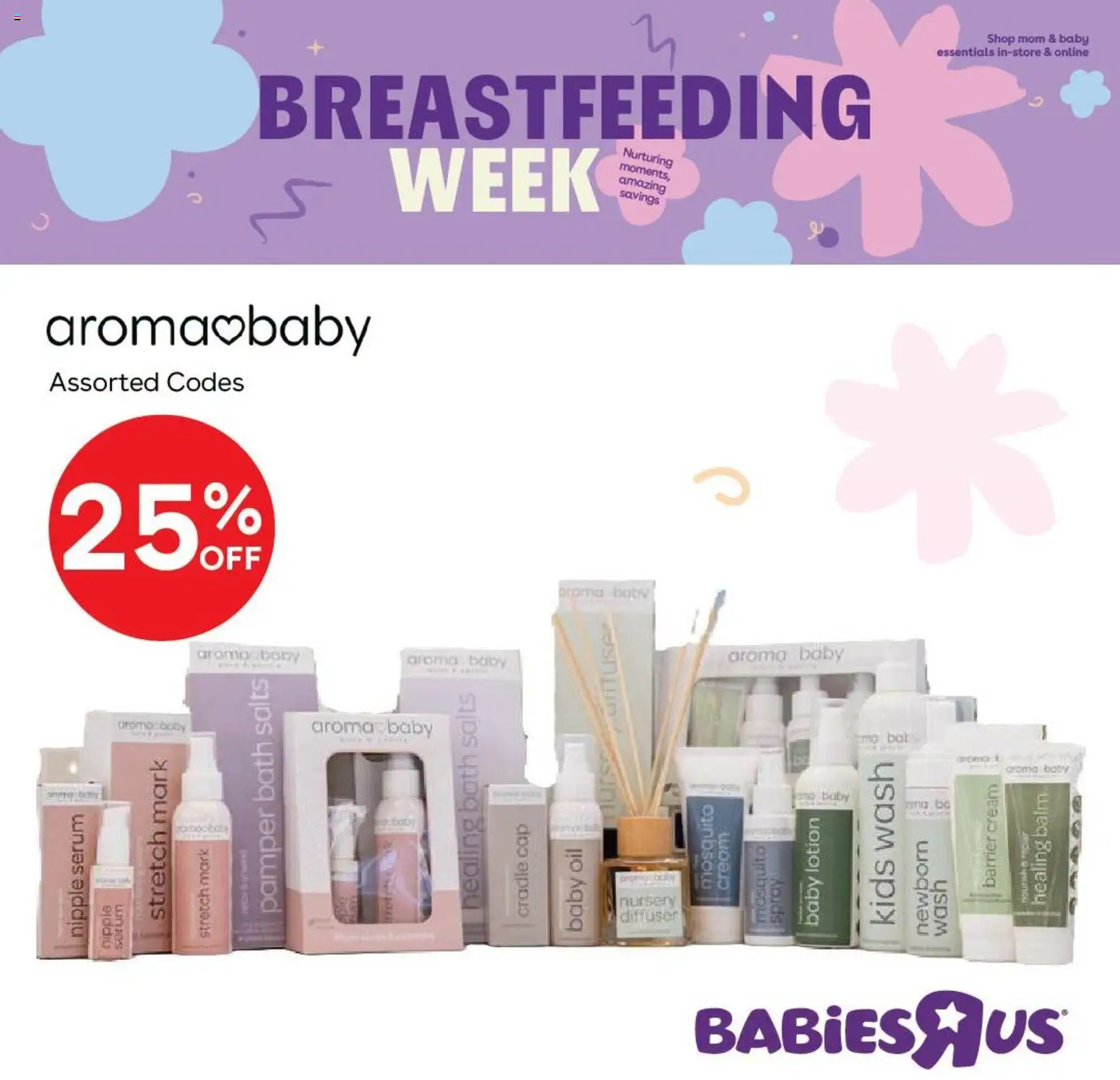 New Babies R Us catalogue – valid from 01/08/2026 | Page: 8 | Products: Bath salts, Cradle, Oil, Lotion