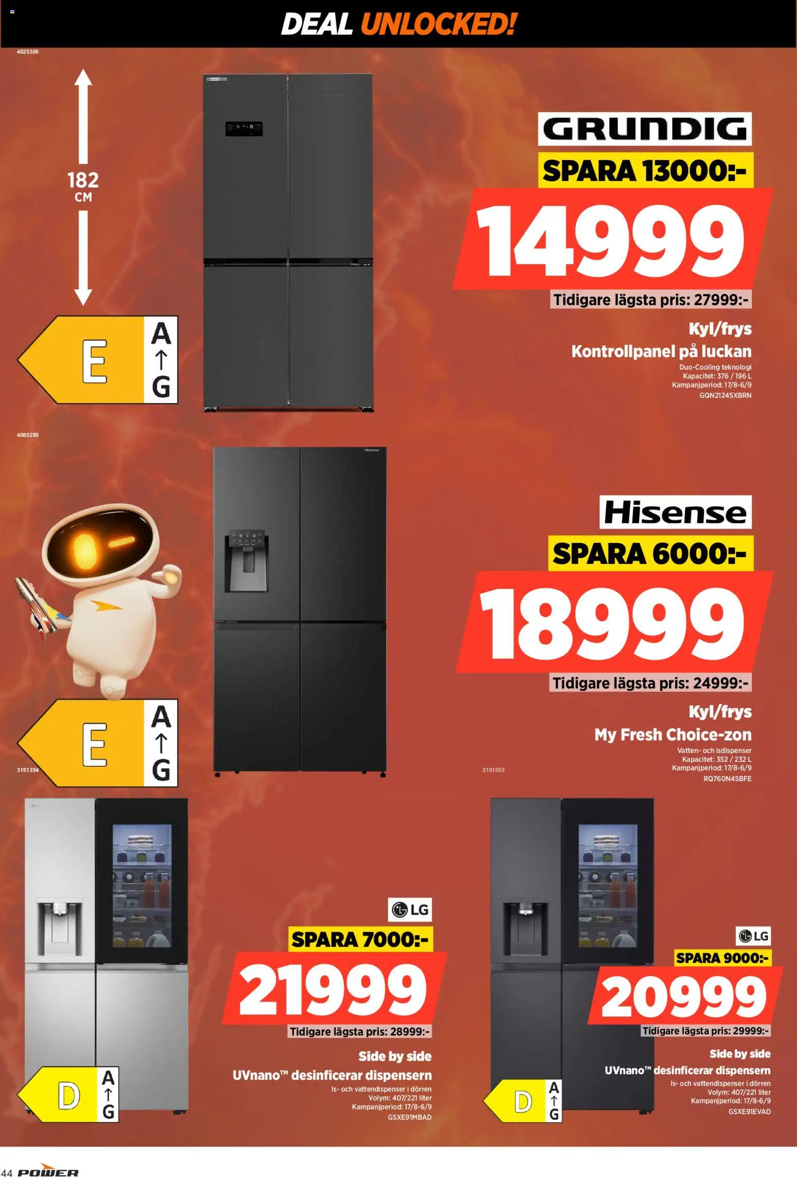 Power reklamblad aktuell från 31/08/2026 | Sida: 44 | Produkter: Is, Vatten