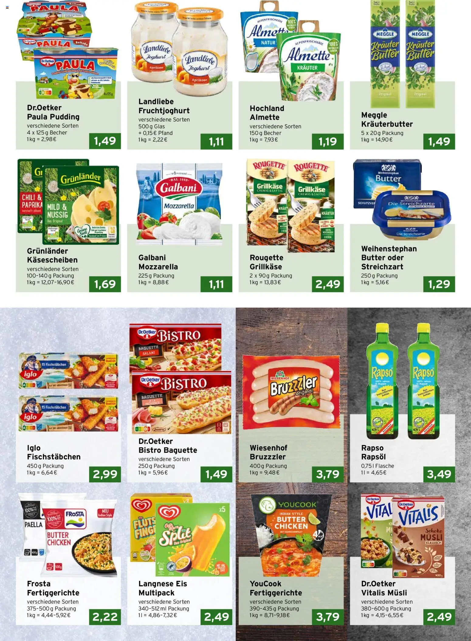 CAP Markt Prospekt – gültig ab 15.06.2026 | Seite: 2 | Produkte: Langnese, Kräuterbutter, Fertiggerichte, Eis