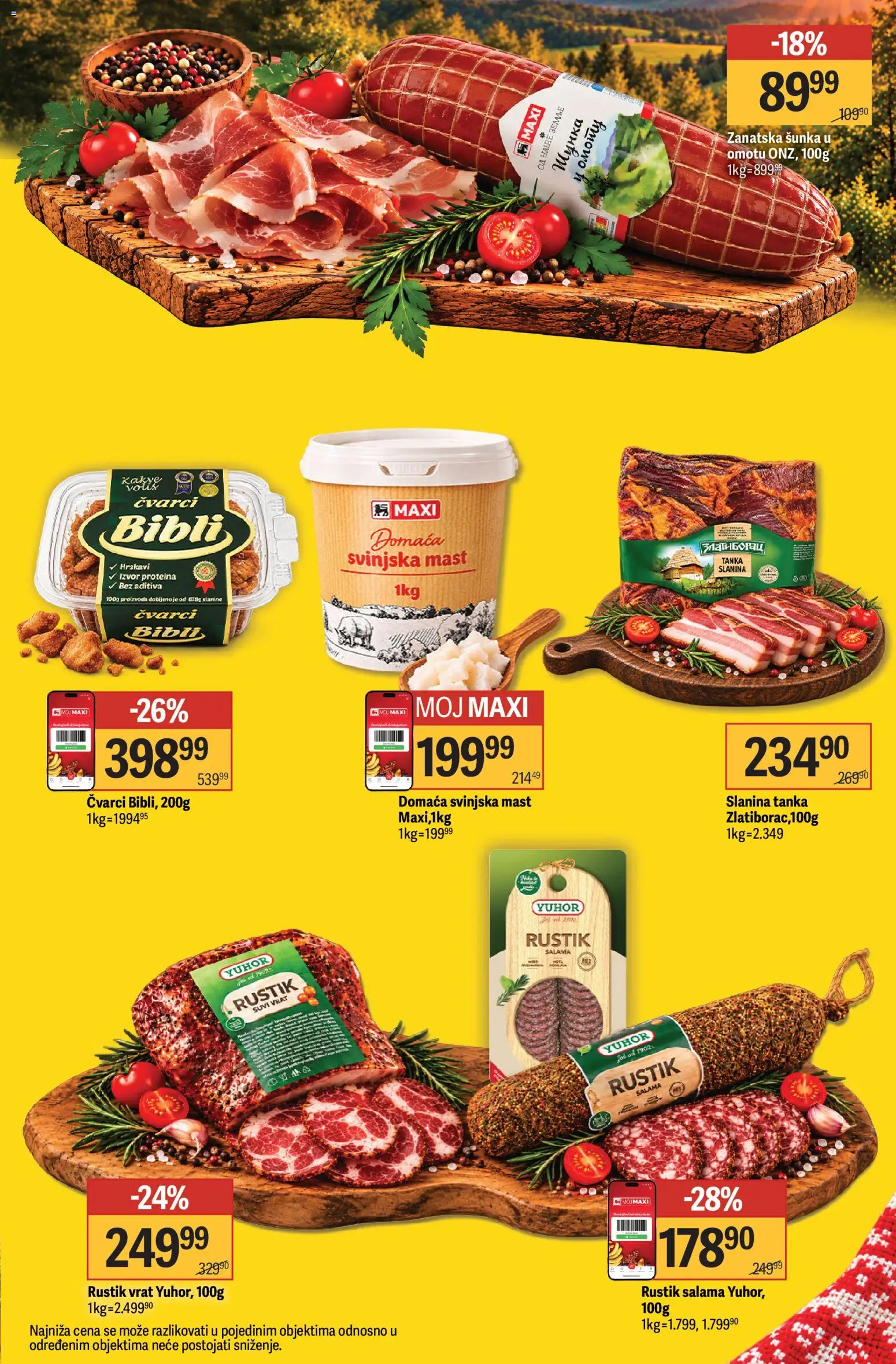 Maxi katalog - važi od 22.10.2026 | Strana: 5 | Proizvode: Suvi vrat, Vrat, Salama, Slanina