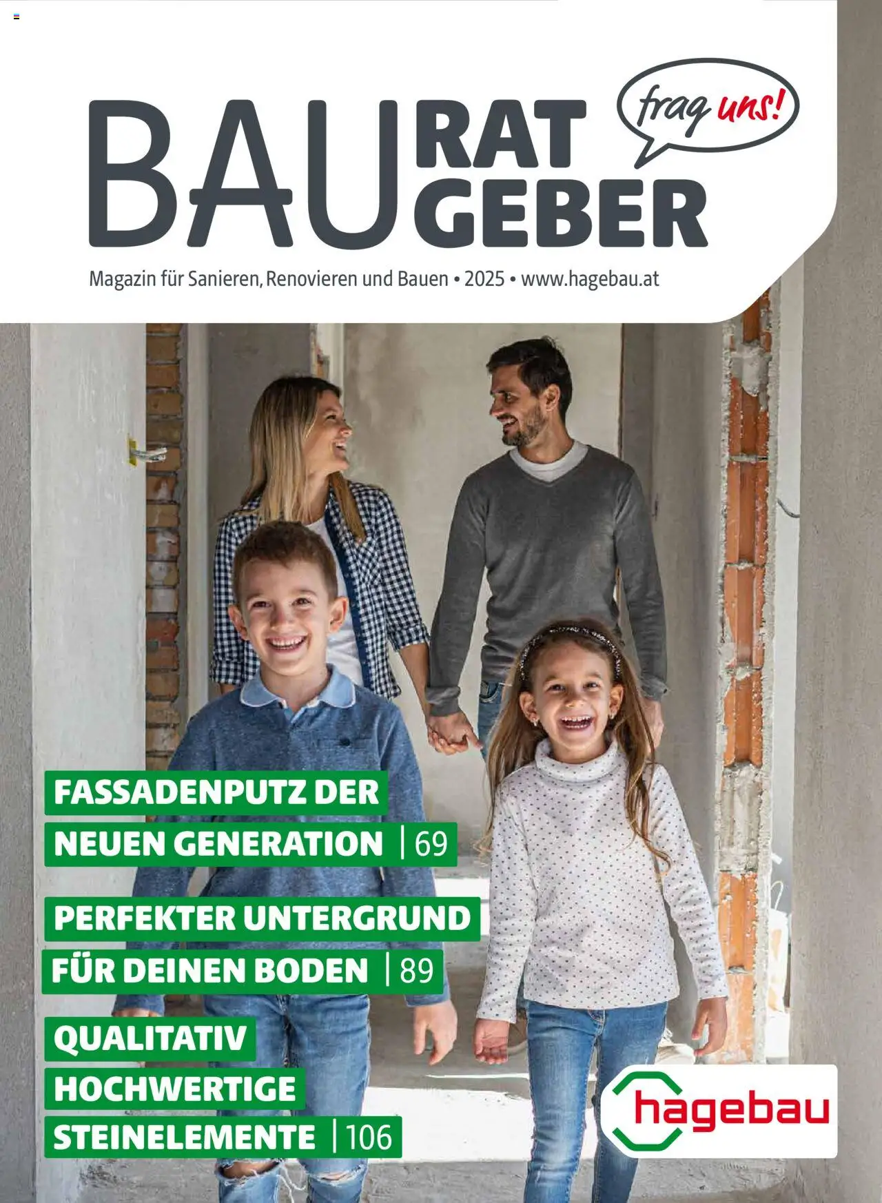 Hagebau Katalog Baurategeber gültig ab 07.04.2025 | Seite: 1 | Produkte: Magazin