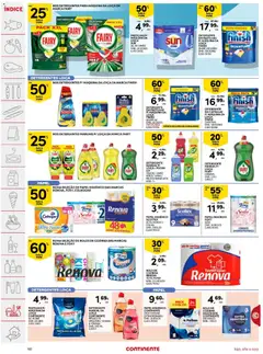 Pré-visualização Continente folheto válido de 22/09/2026 | Página: 50 | Produtos: Papel higiénico, Detergente, Cápsulas, Toranja