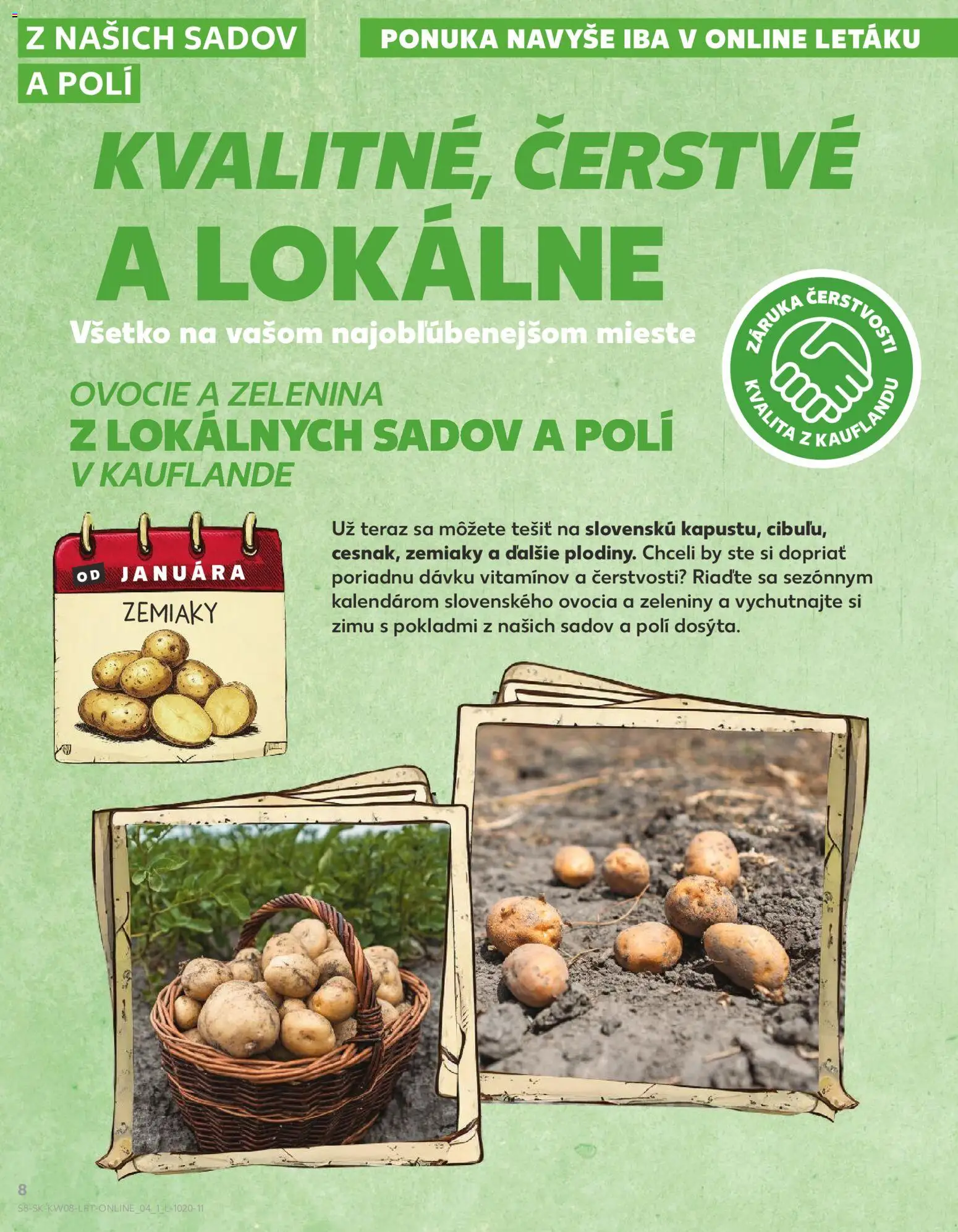 Kaufland SK akciós ujság - amely érvényes a következő dátumtól: 2026.02.19. | Oldal: 8