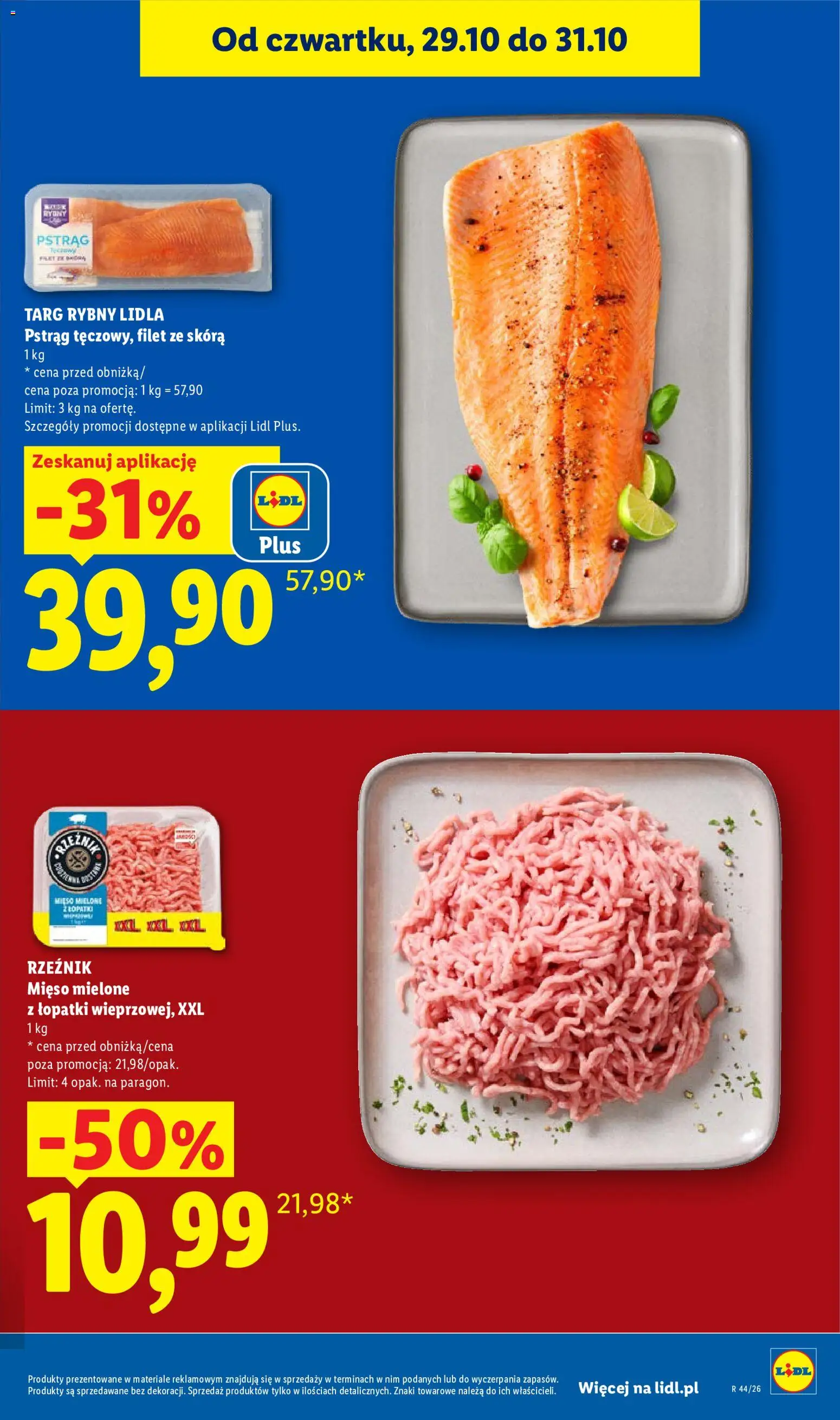 Lidl Polsko leták od 29.10.2026 | Strana: 17 | Produkty: Filet