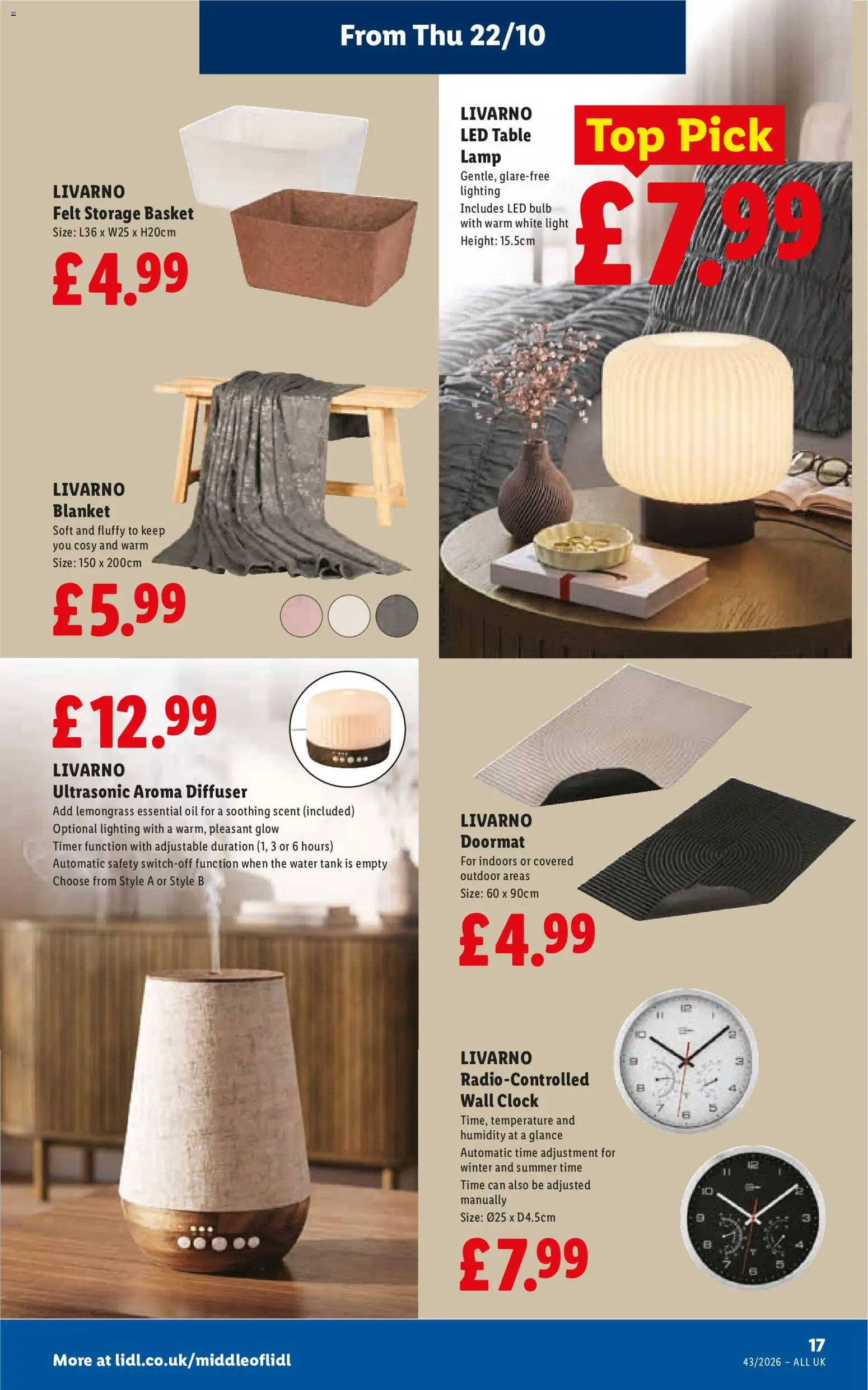 {H1} | Page: 21 | Products: Lamp, Water, Wall clock, Lighting