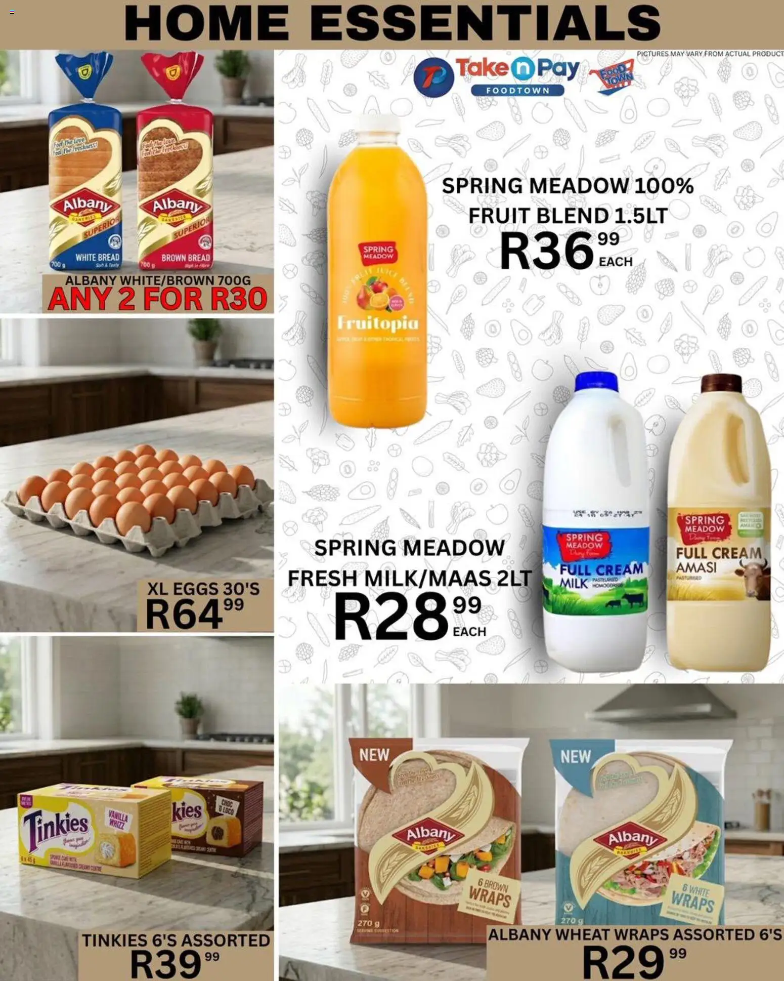 New Take n Pay catalogue – valid from 05.05.2026 | Page: 10 | Products: Milk, Bread, Cream, Fruit