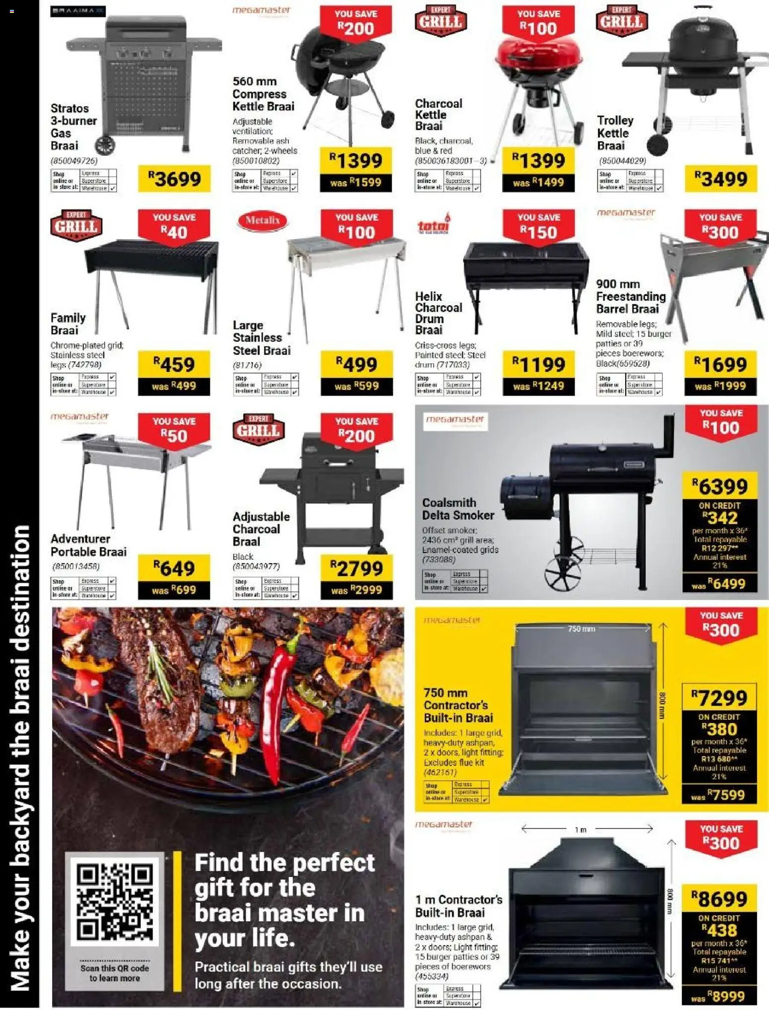 New Builders catalogue – valid from 06/10/2026 | Page: 16 | Products: Grill, Kettle, Boerewors, Light