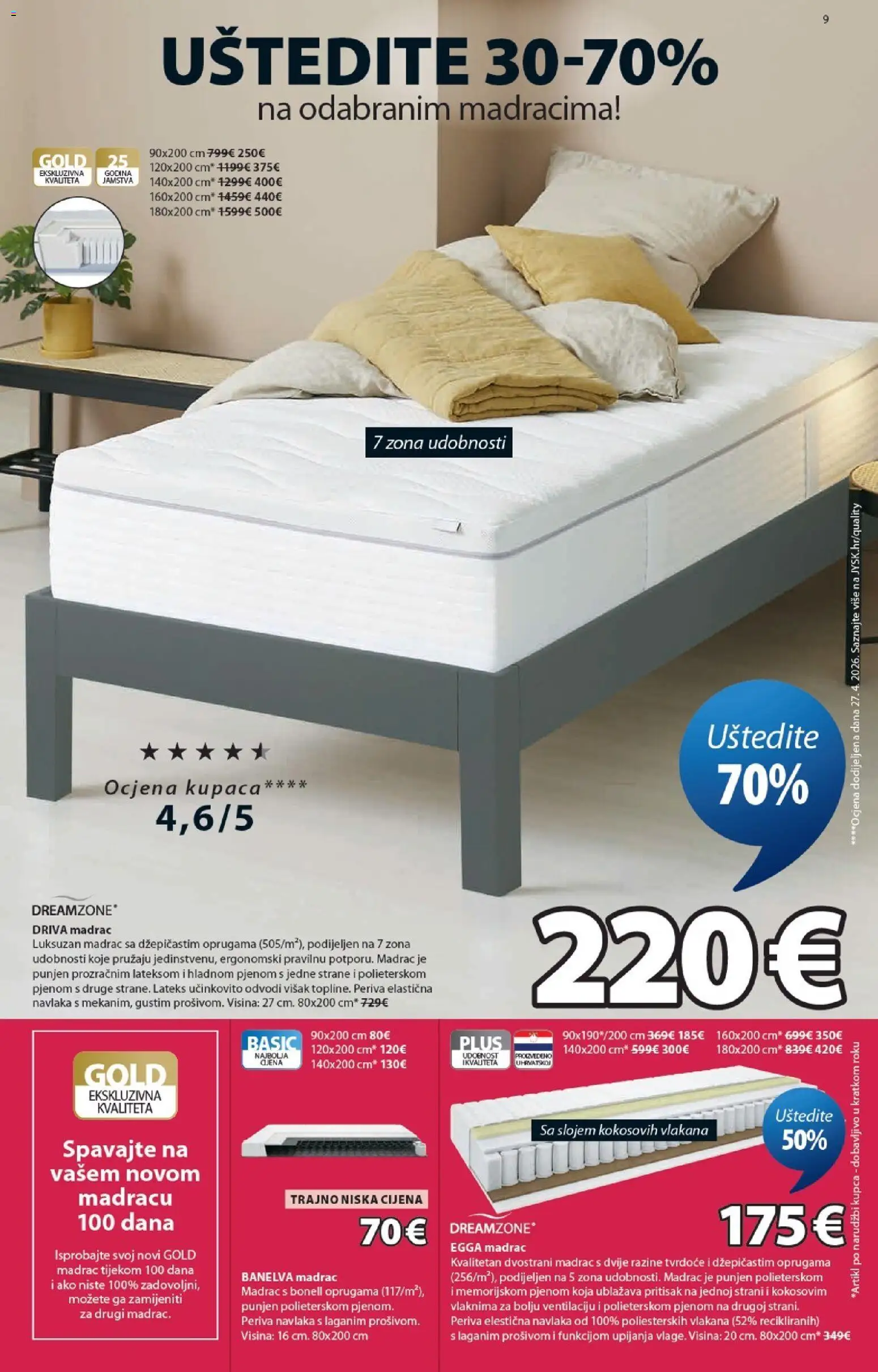 JYSK katalog | vrijedi od 22.06.2026 | Stranica: 9