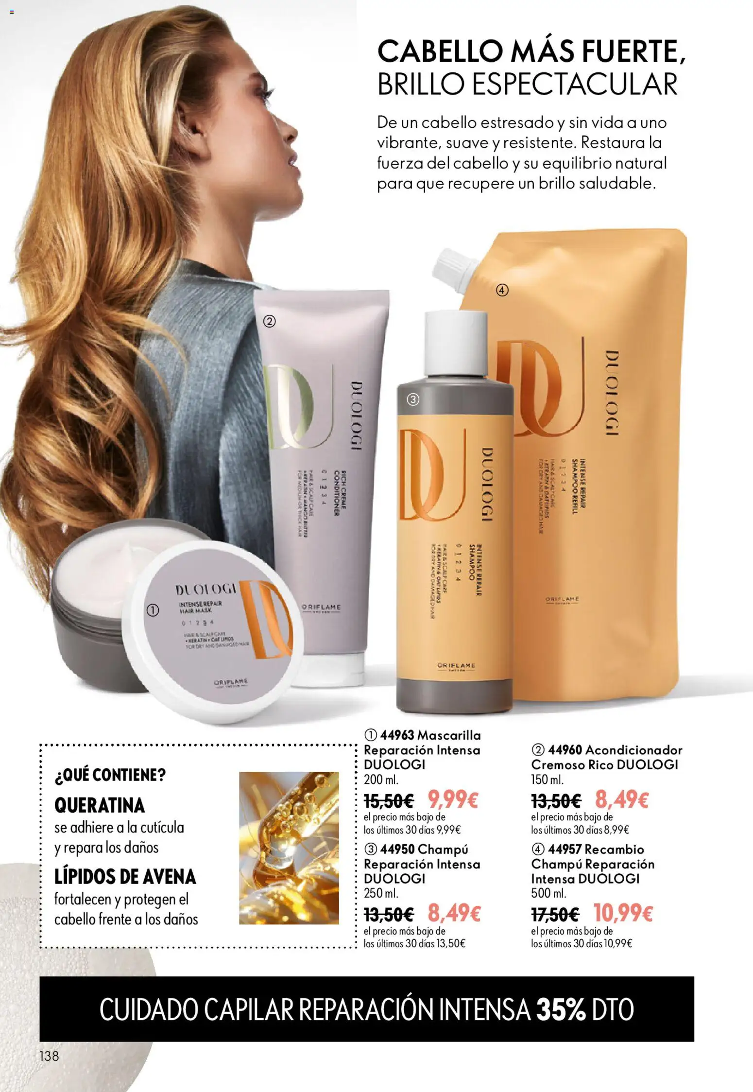 Oriflame - Catálogo Campaña 13 │ válido desde el 16/09/2026 | Página: 138 | Productos: Champú, Acondicionador