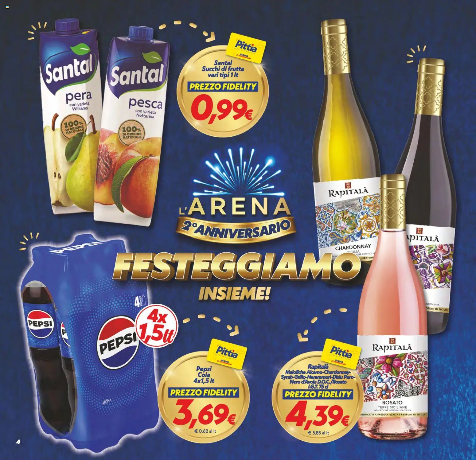 Volantino SuperConveniente del 13/10/2026 | Pagina: 4 | Prodotti: Frutta, Pera, Profumi, Pepsi
