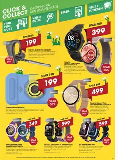 Punkt1 - Tilbudsavis gyldig fra 27.04.2026 | Side: 21 | Produkter: Bluetooth Headset, Video, Batteri, Smartwatch