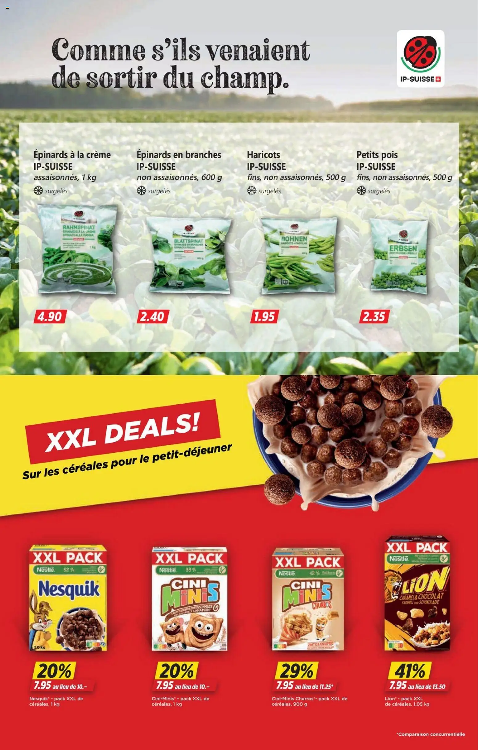 Denner aktionen FR – gültig ab 29.10.2026 | Seite: 6 | Produkte: Schokolade, Erbsen, Creme