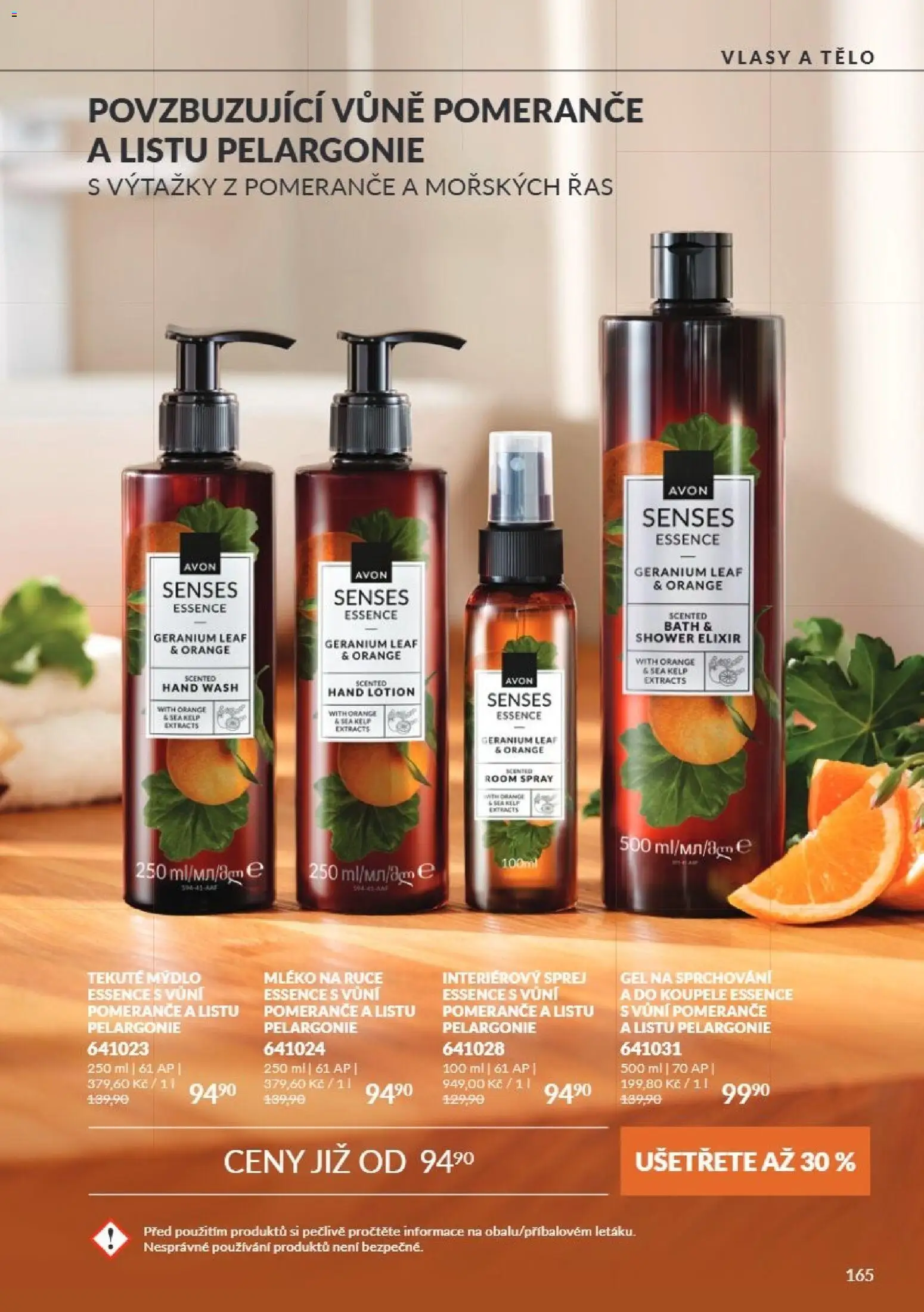 Avon Katalog 10/2026 od 01.10.2026 | Strana: 165 | Produkty: Mýdlo, Mléko, Pomeranče, Essence