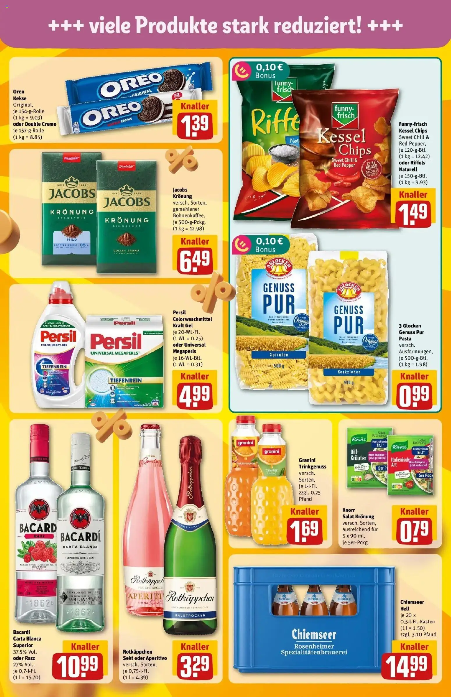 REWE Prospekt ab 17.08.2026 zum Blättern » Angebote | Seite: 5 | Produkte: Rum, Creme, Granini, Dill