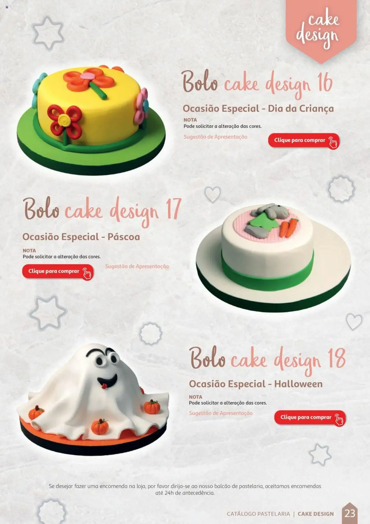 Auchan Catálogo de Pastelaria │ válido de 08/04/2024 | Página: 23 | Produtos: Bolo