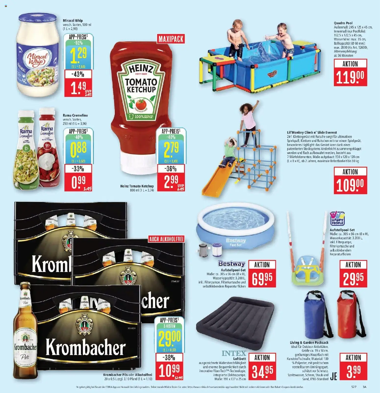 Marktkauf Prospekt Aschaffenburg – gültig ab 29.06.2026 | Seite: 5 | Produkte: Pils, Miracel whip, Krombacher, Ketchup