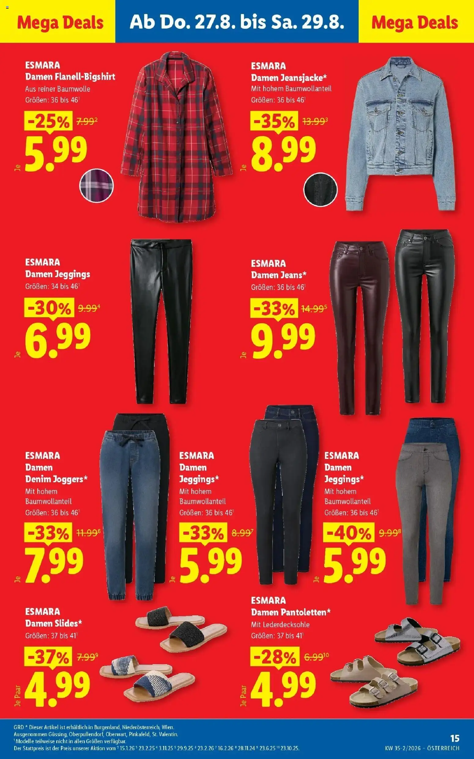 Lidl Flugblatt - Wien ab 23.08.2026 - Angebote ab donnerstag | Seite: 19 | Produkte: Jeans