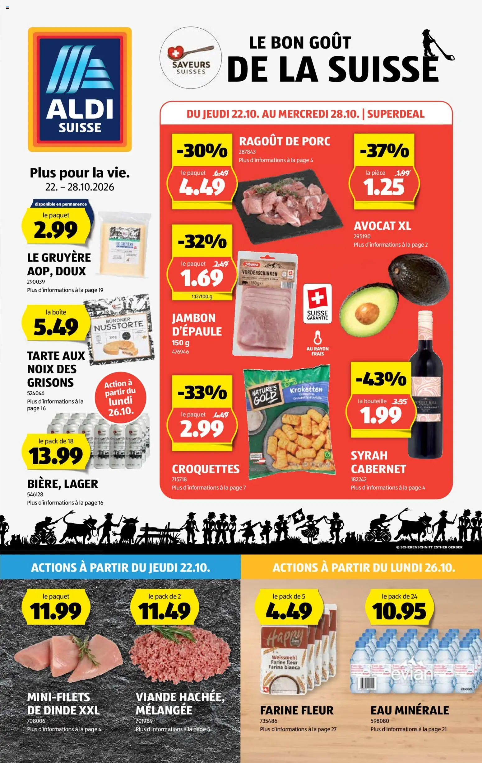Aldi aktionen FR – gültig ab 22.10.2026 | Seite: 1 | Produkte: Avocado