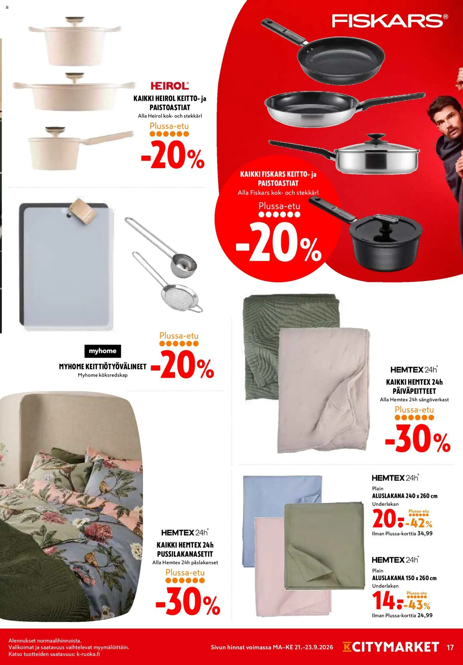 K-Citymarket tarjoukset – voimassa 21/09/2026 alkaen | Sivu: 17