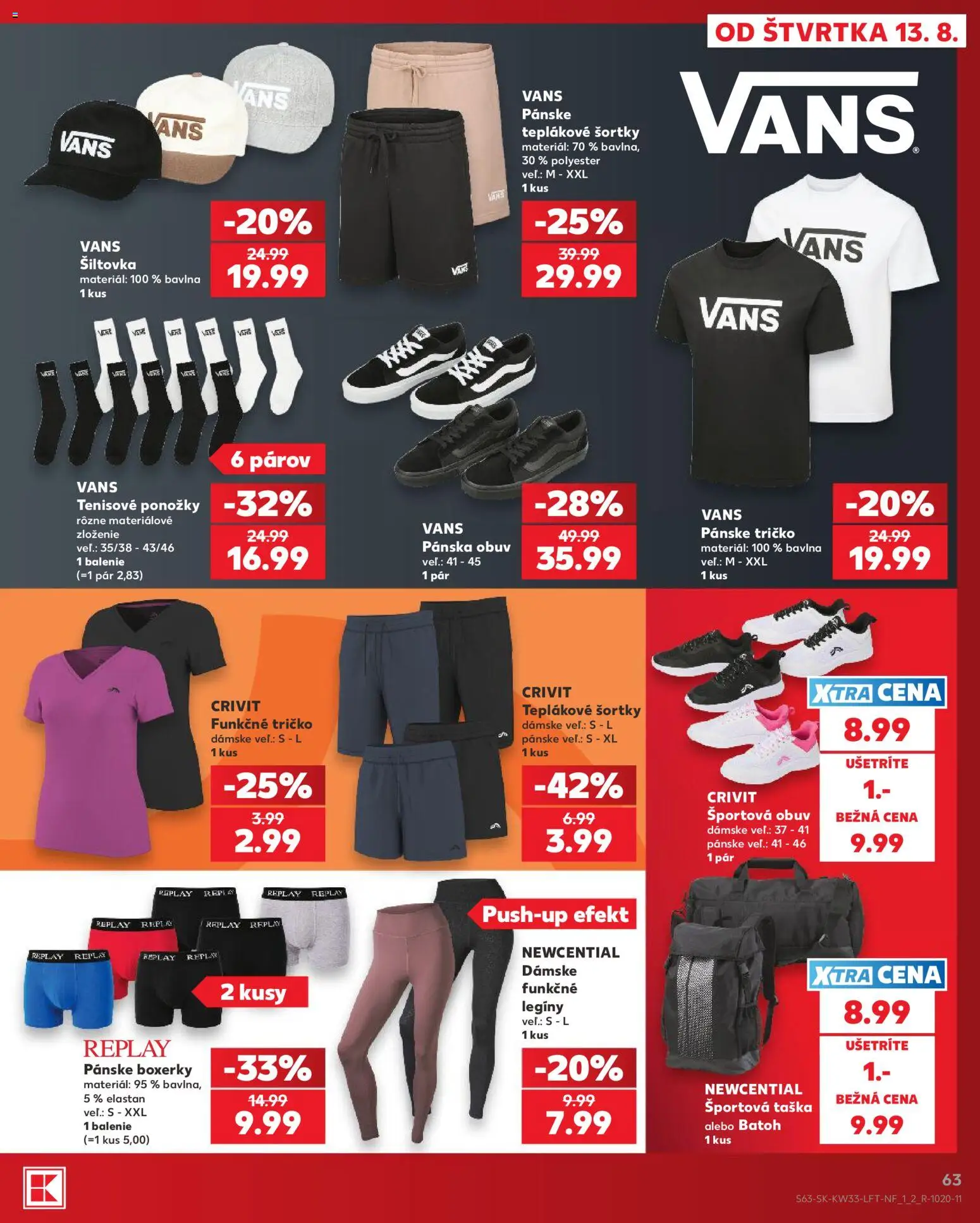 Nové Kaufland akcie – leták je platný od 13.08.2026 | Strana: 63