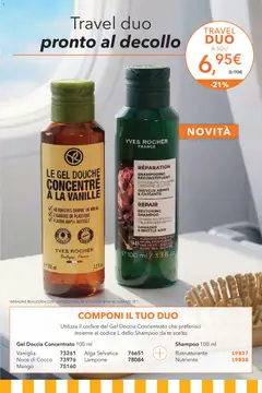 Anteprima del volantino Yves Rocher catalogo Profumo valido a partire dal 04.06.2026 | Pagina: 75 | Prodotti: Spazzola, Mango, Lampone, Cocco