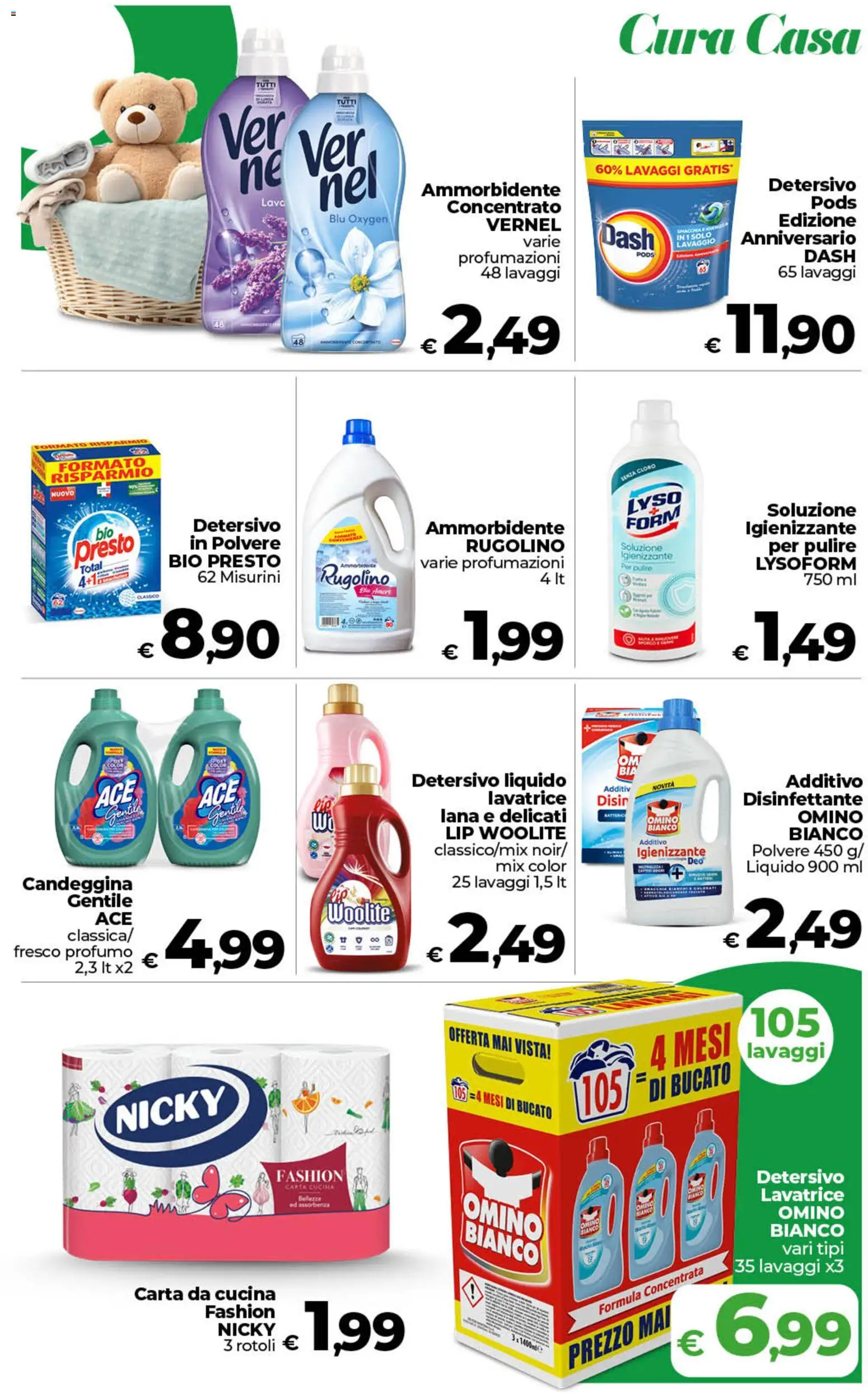 Volantino COOP del 01/09/2026 | Pagina: 31 | Prodotti: Ammorbidente, Candeggina, Lavatrice, Profumo