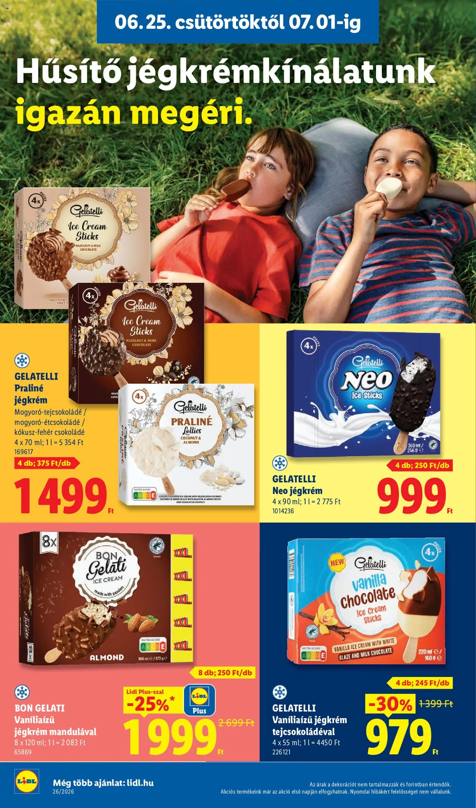 Lidl akciós ujság - amely érvényes a következő dátumtól: 25.06.2026 | Oldal: 20