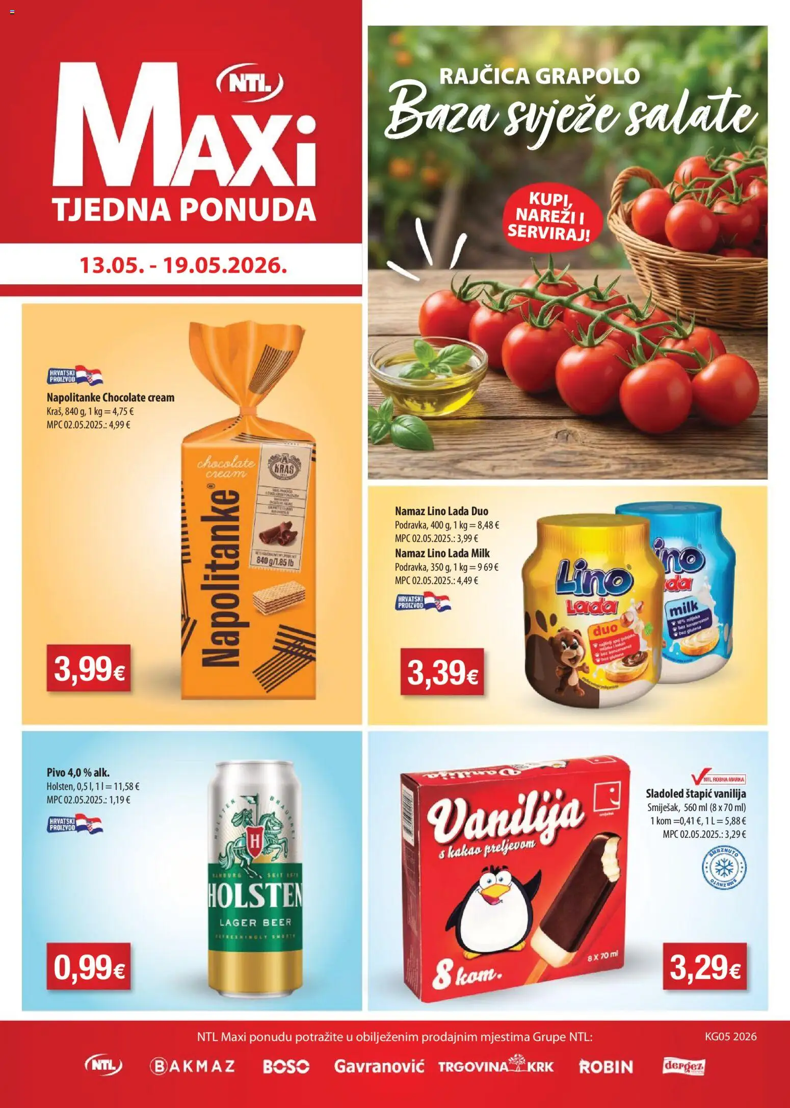 NTL katalog | vrijedi od 13.05.2026 | Stranica: 1