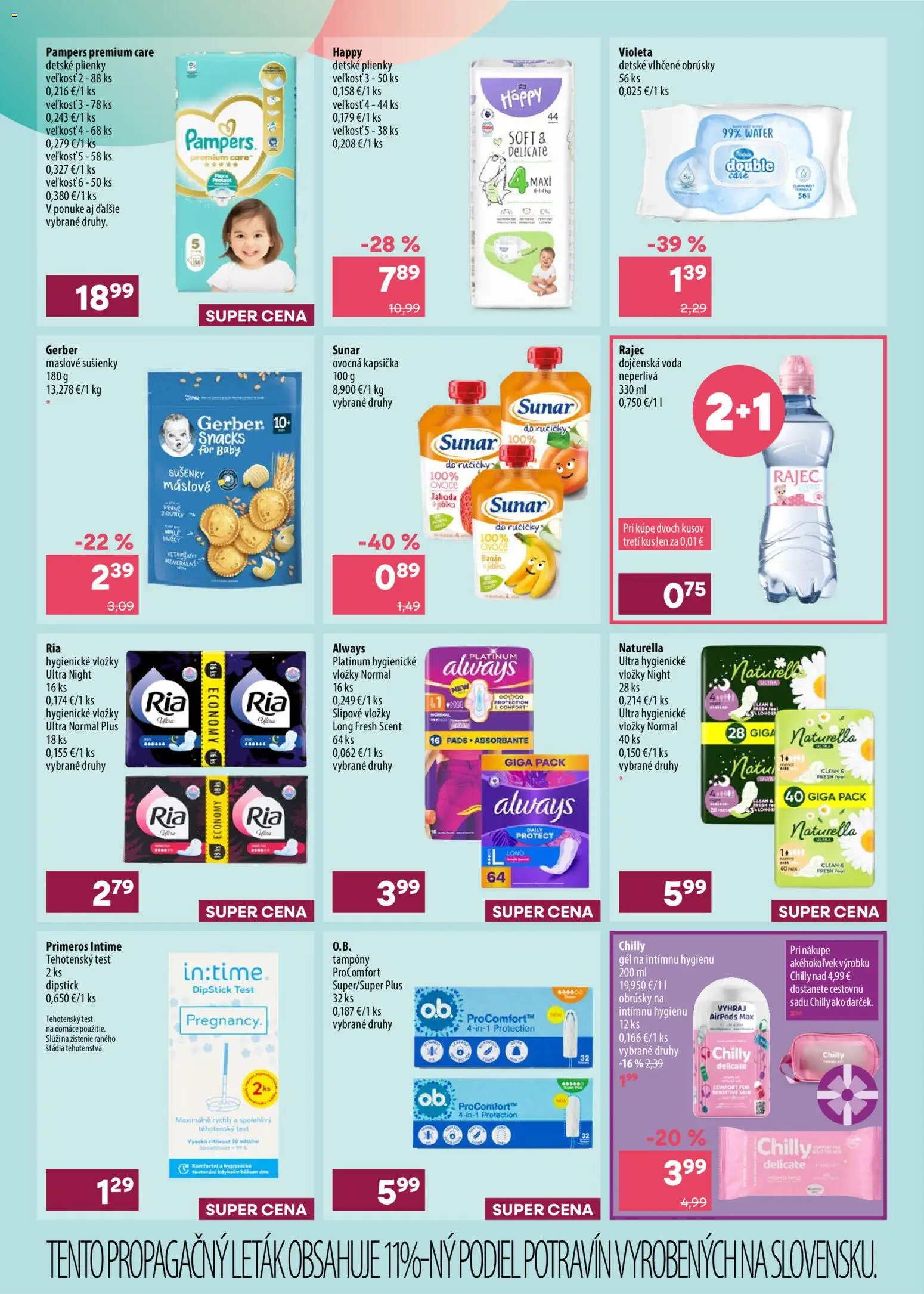 Nové 101 drogerie akcie – leták je platný od 19.08.2026 | Strana: 10 | Produkty: Airpods, Pampers Premium Care, Sušienky, Maslove sušienky