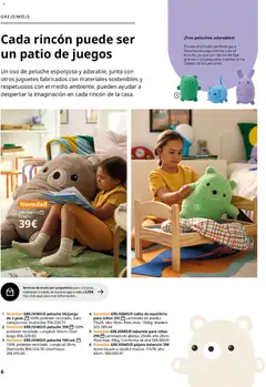 Vista previa Catálogo IKEA Colección Grejsimojs válido desde el 01.02.2026 | Página: 6 | Productos: Taburete, Mochila, Juguetes, Peso